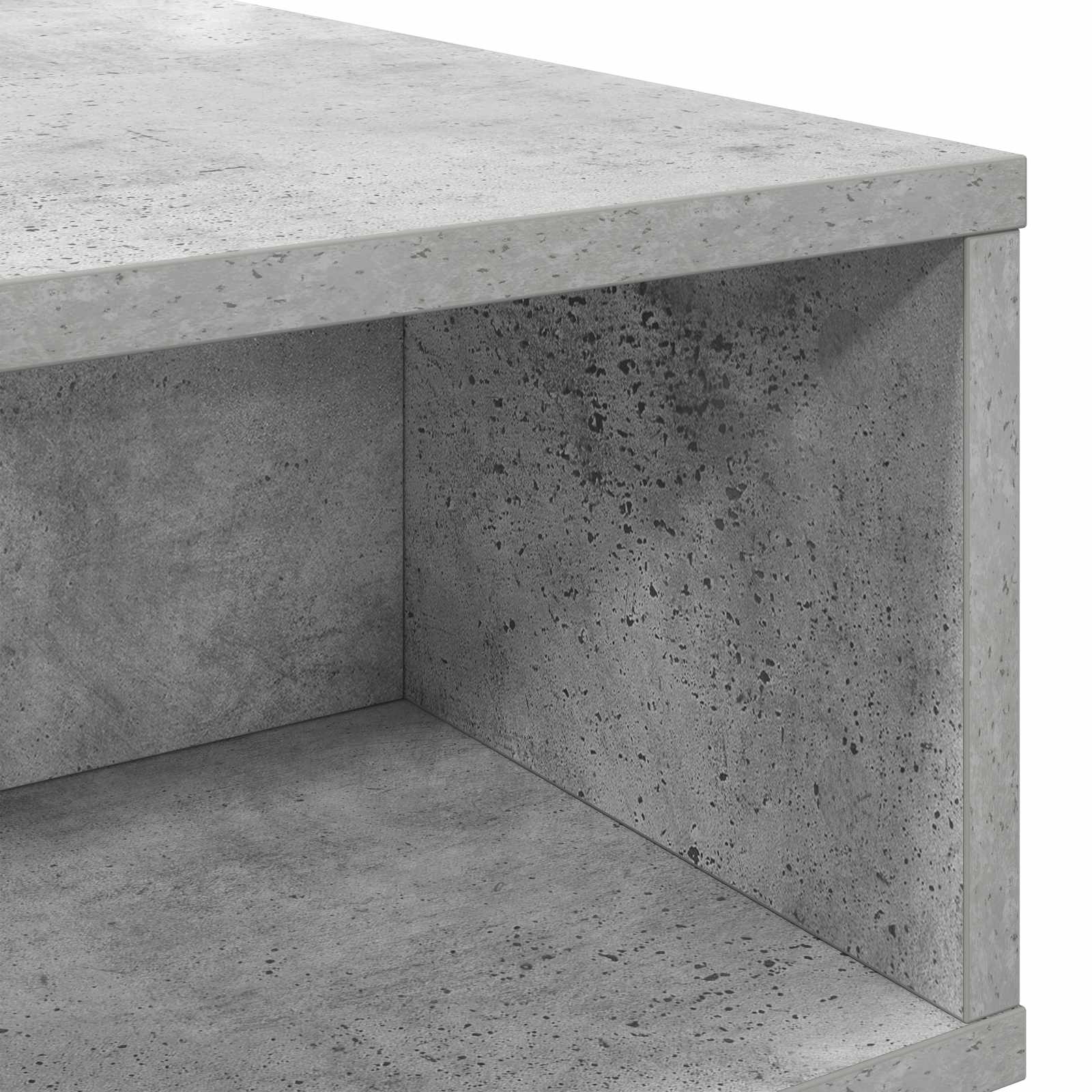 Coffee table Concrete gray 80 x 46 x 35 cm Engineered wood