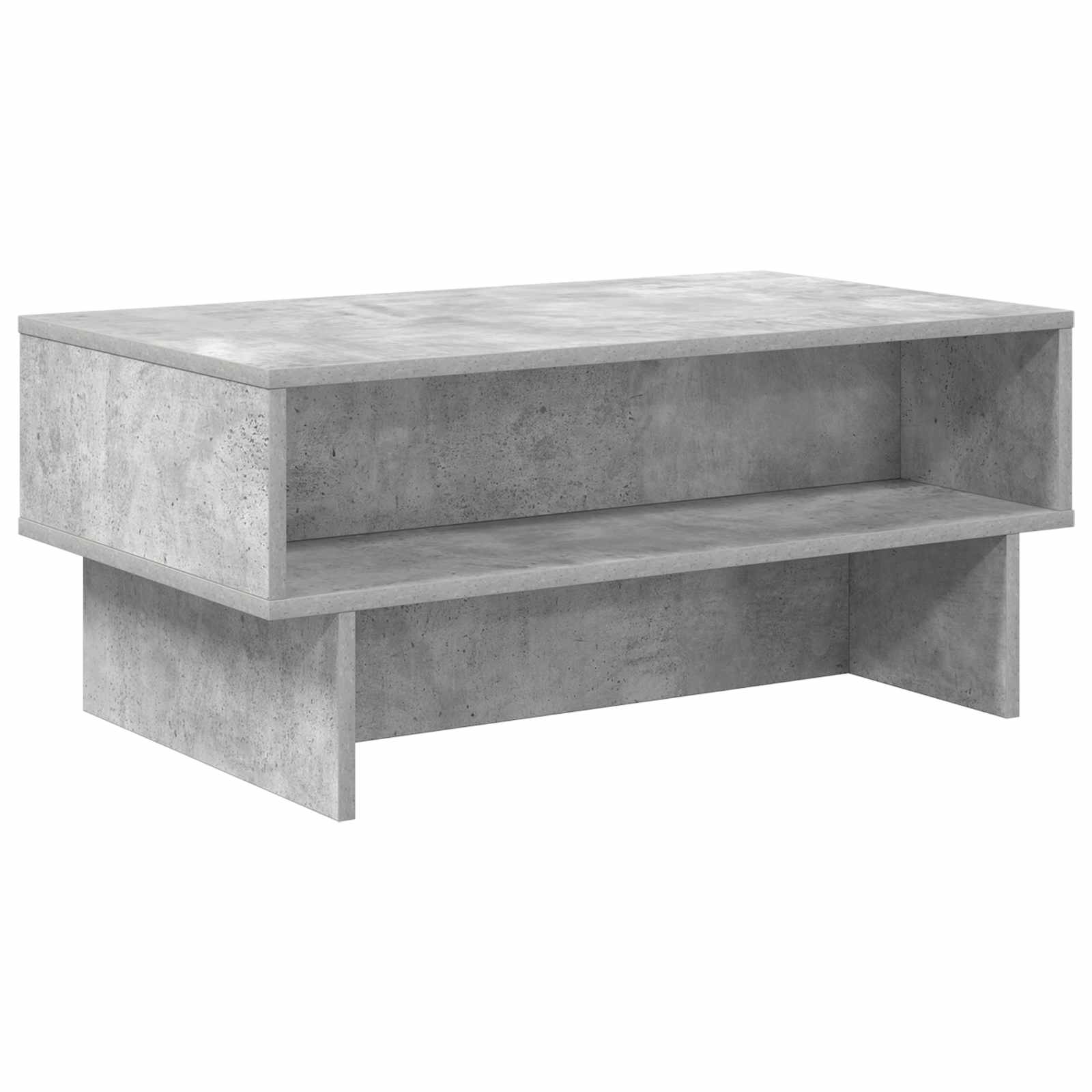 Coffee table Concrete gray 80 x 46 x 35 cm Engineered wood