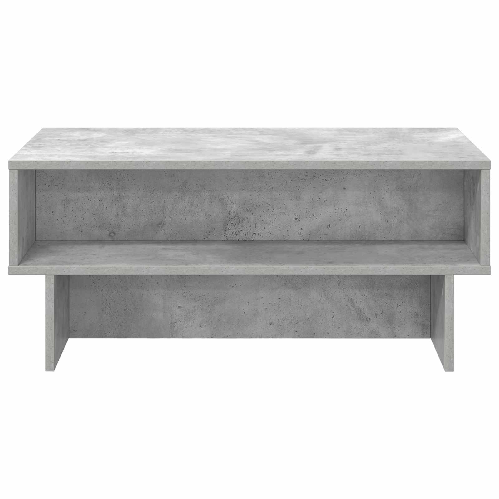 Coffee table Concrete gray 80 x 46 x 35 cm Engineered wood