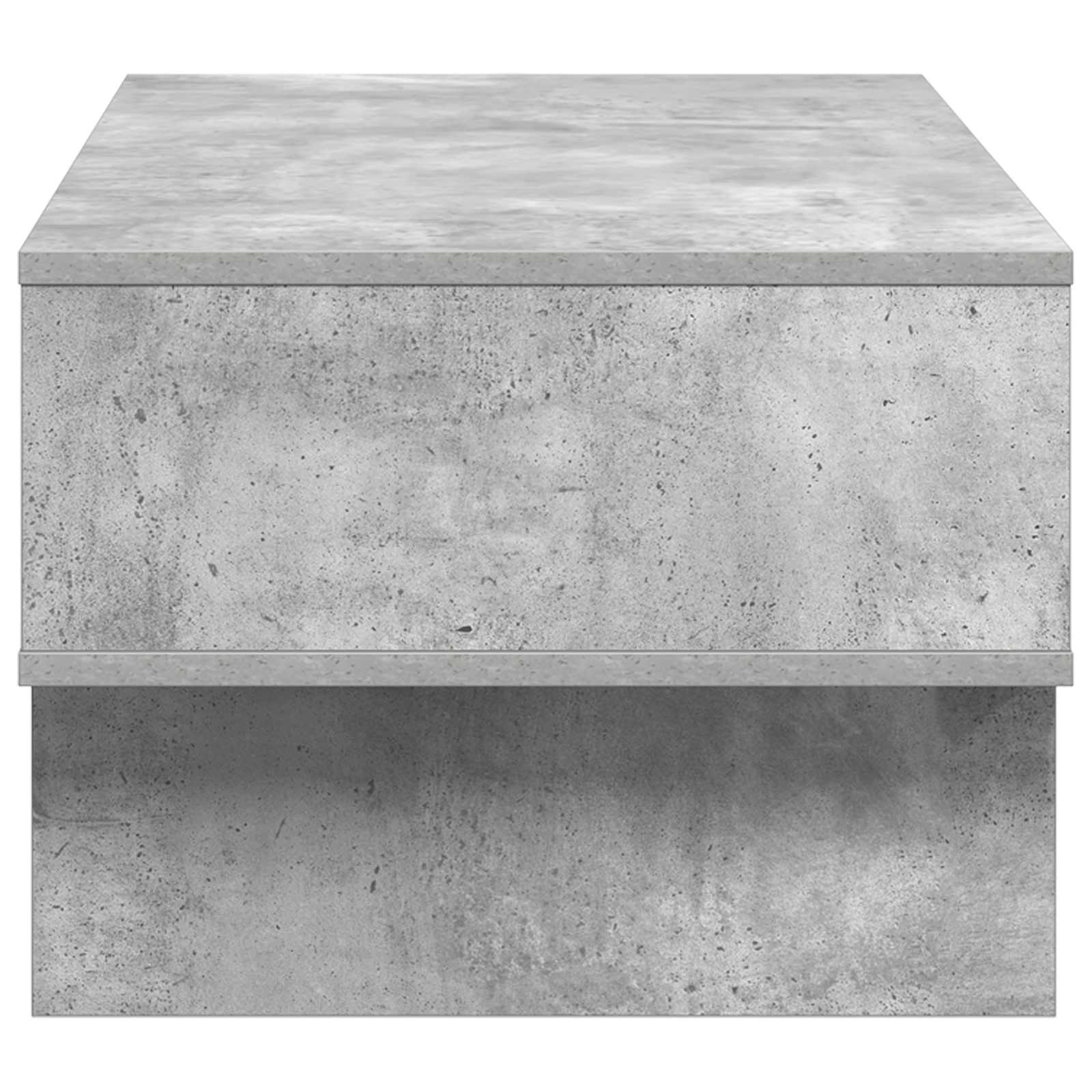 Coffee table Concrete gray 80 x 46 x 35 cm Engineered wood