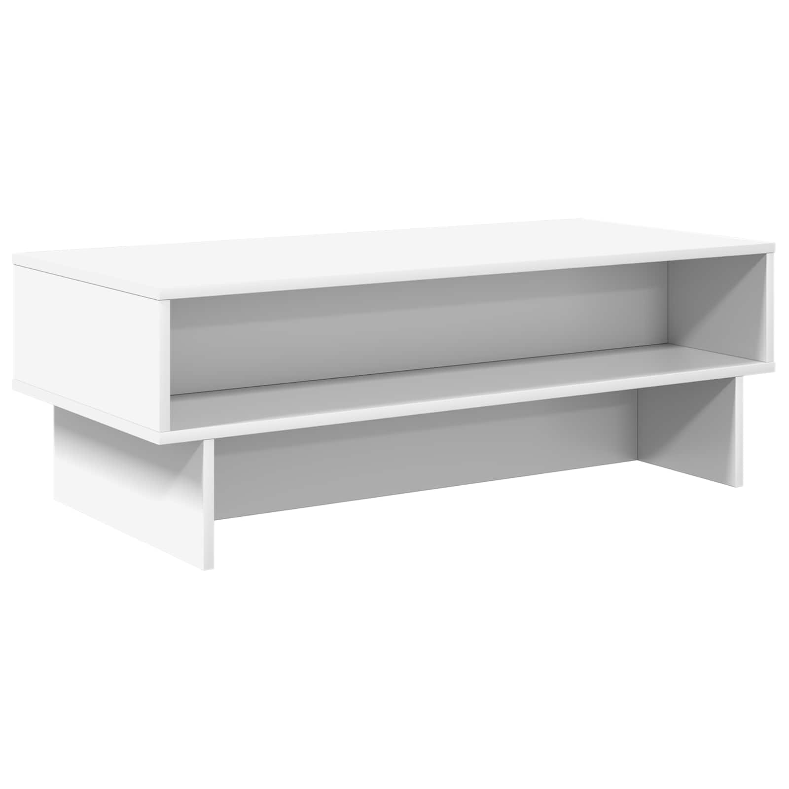 Coffee Table White 100 x 46 x 35 cm Engineered Wood