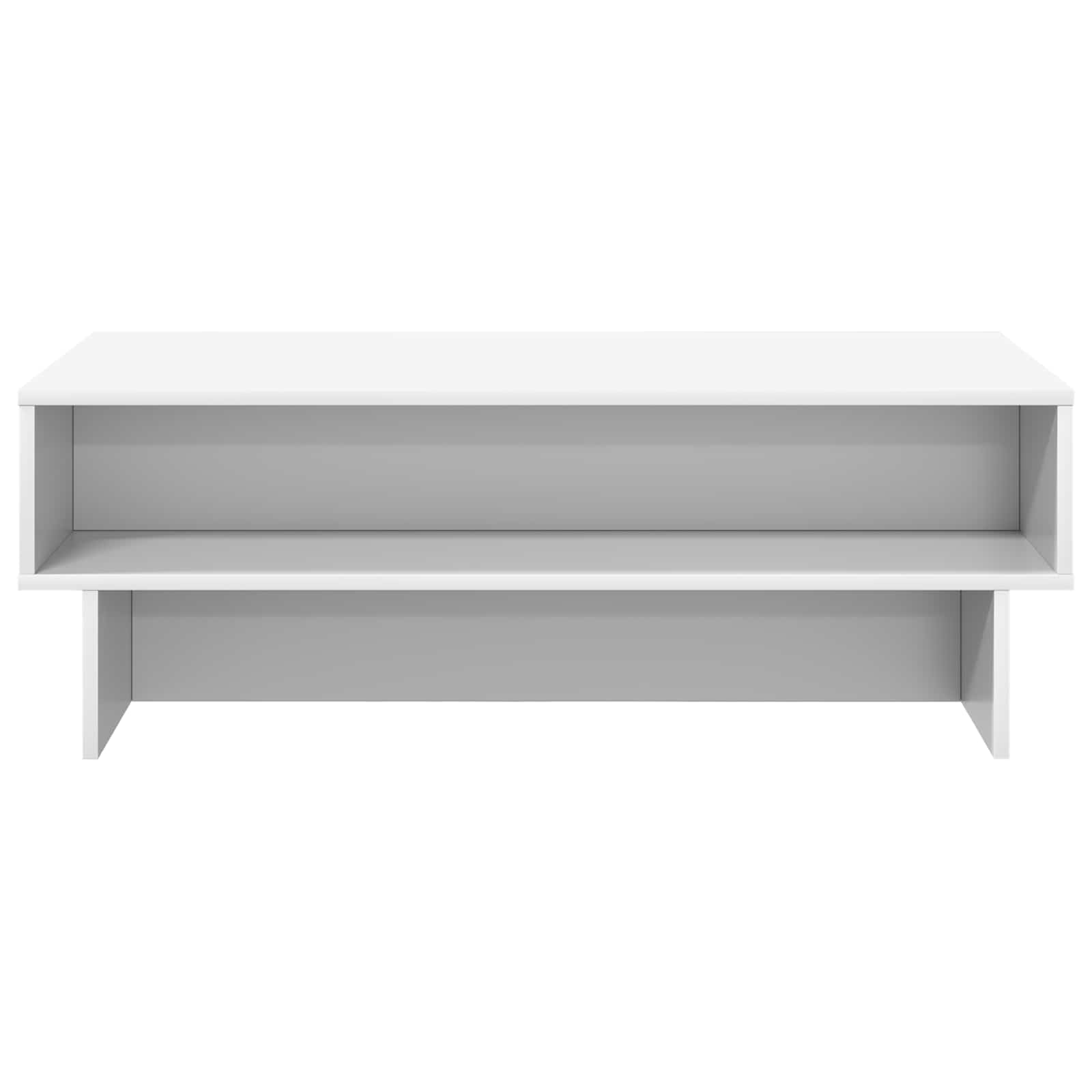 Coffee Table White 100 x 46 x 35 cm Engineered Wood
