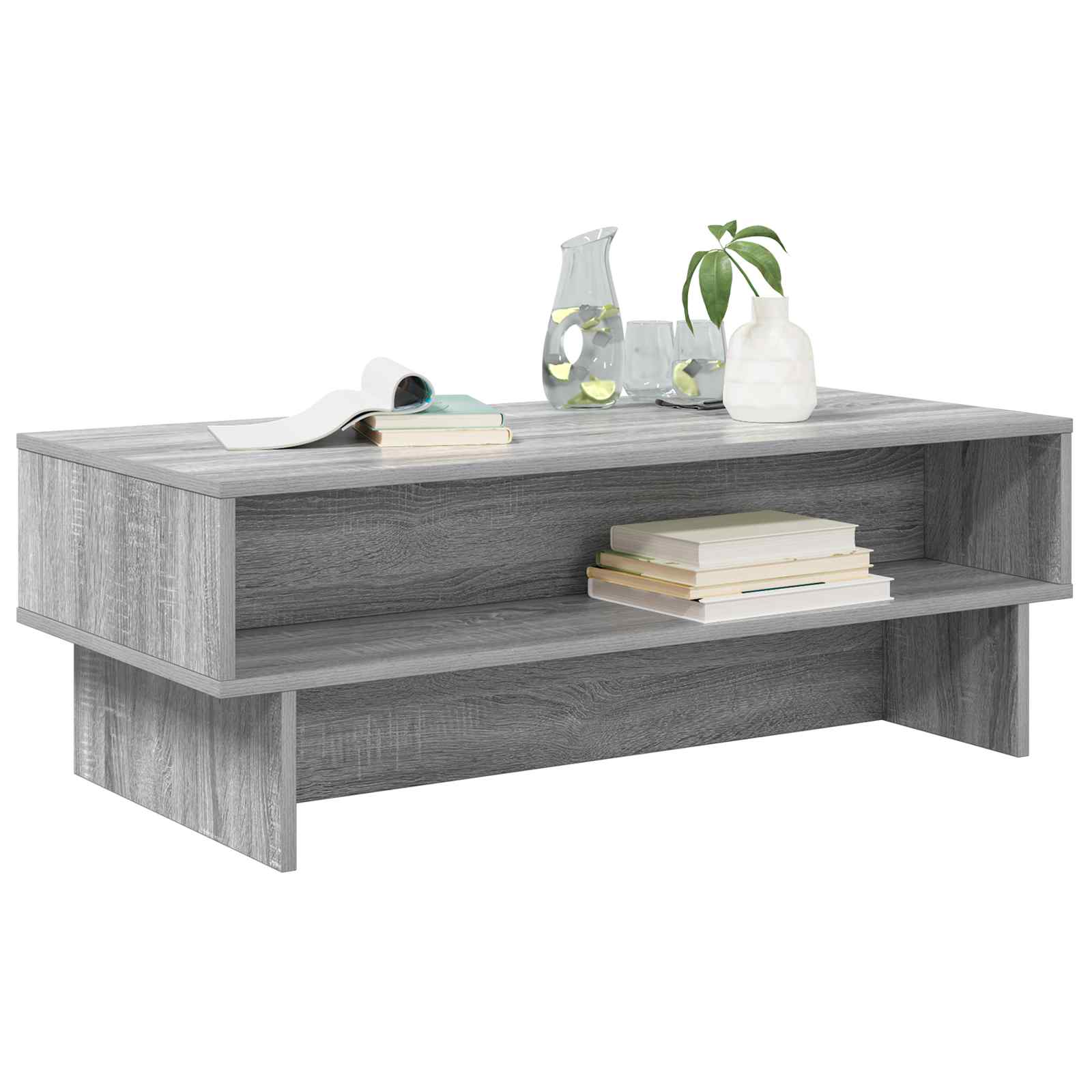 Coffee Table Grey Sonoma 100 x 46 x 35 cm Engineered Wood
