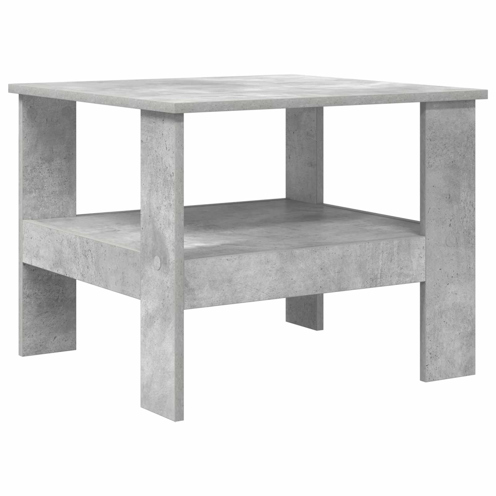 Kafijas galdiņš Betona pelēks 57 x 55 x 45 cm Apstrādāta koksne