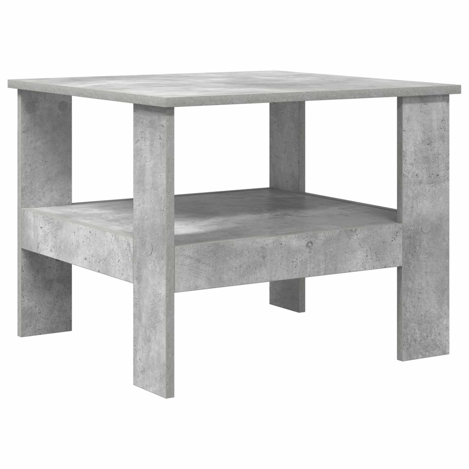 Kafijas galdiņš Betona pelēks 57 x 55 x 45 cm Apstrādāta koksne