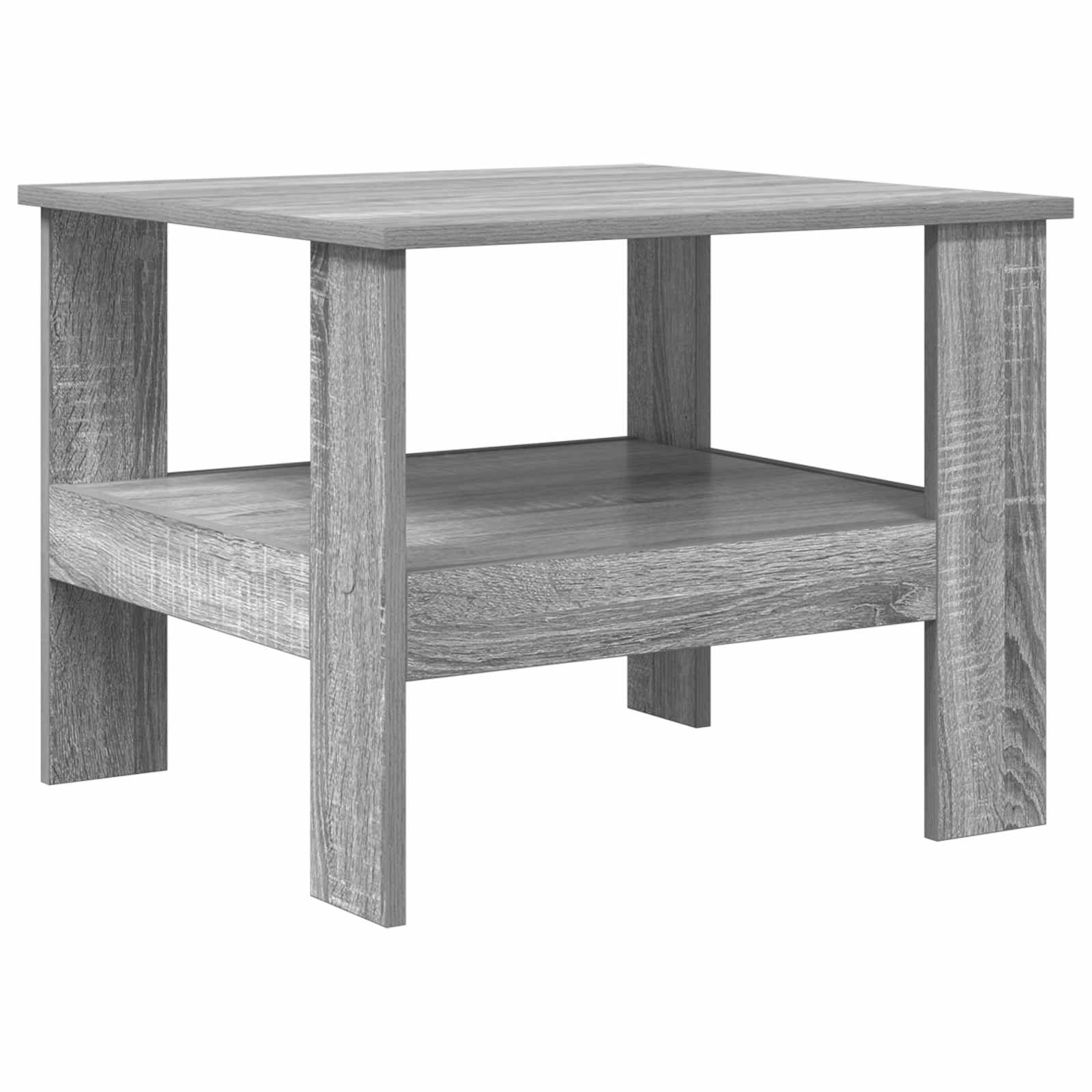 Kafijas galdiņš Pelēks ozols 57 x 55 x 45 cm Inženierijas koksne