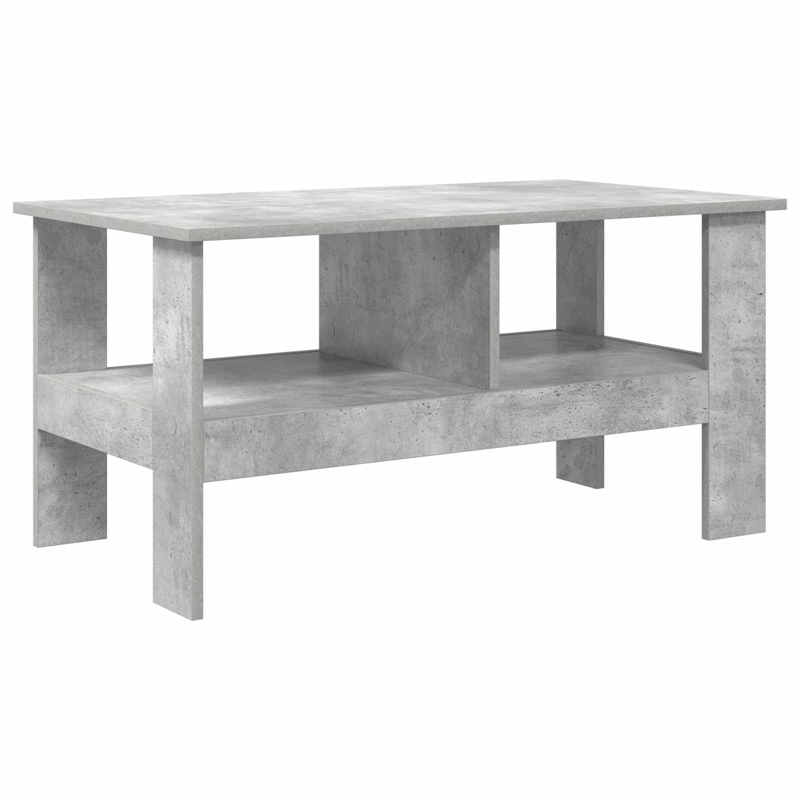 Kafijas galdiņš Betona pelēks 90 x 50 x 45 cm Apstrādāta koksne
