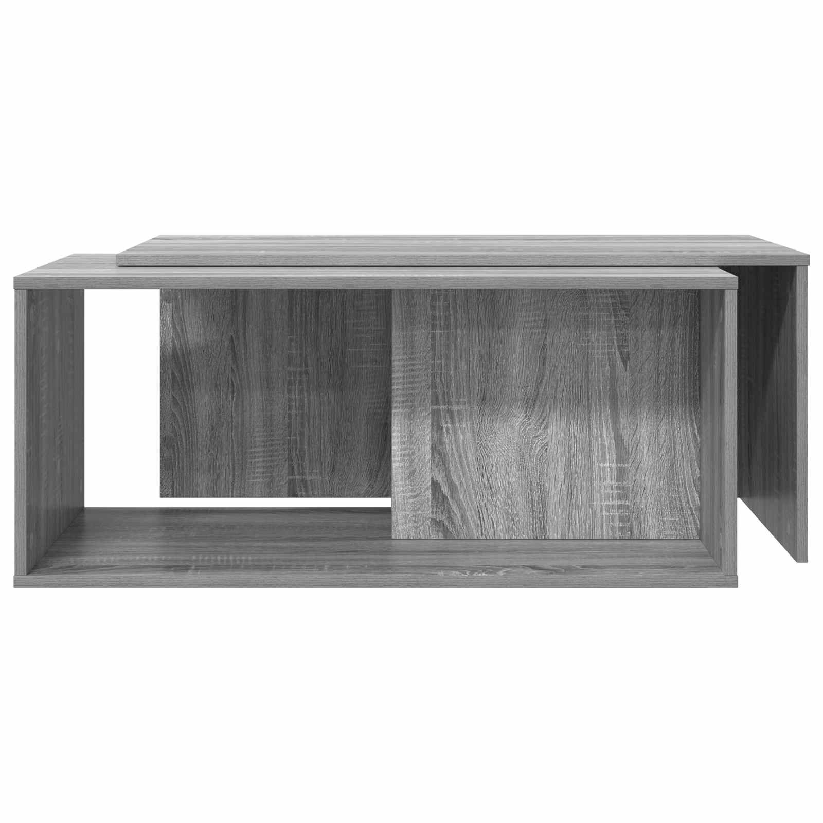 Coffee table set 2 pcs Grey Sonoma Engineered wood