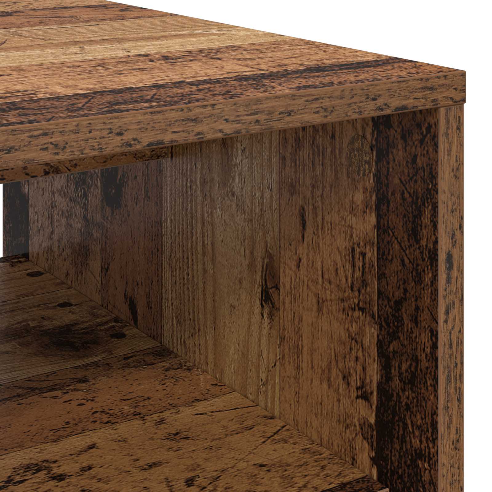 Coffee Table Old Wood 60 x 50 x 40 cm Treated Wood