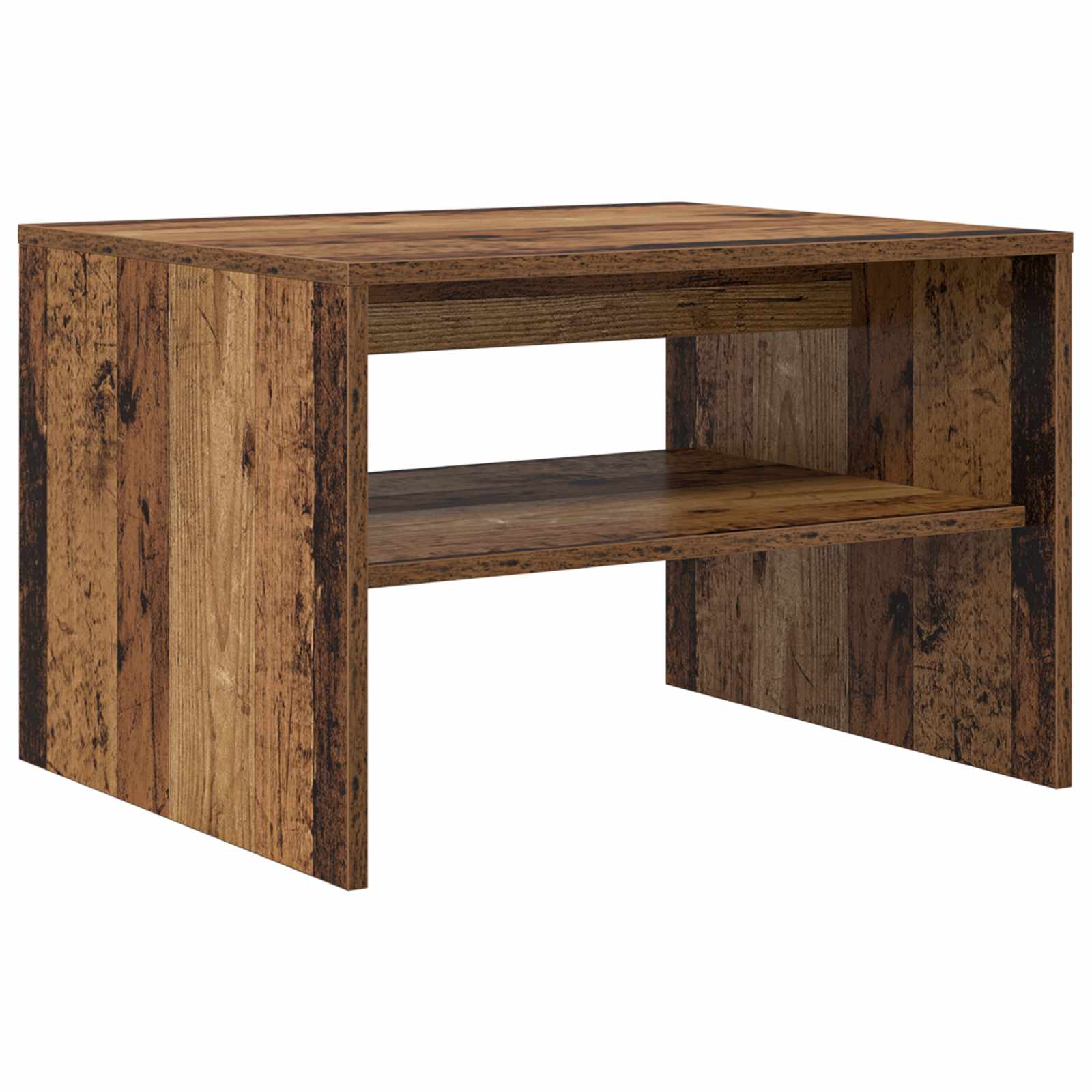 Coffee Table Old Wood 60 x 50 x 40 cm Treated Wood