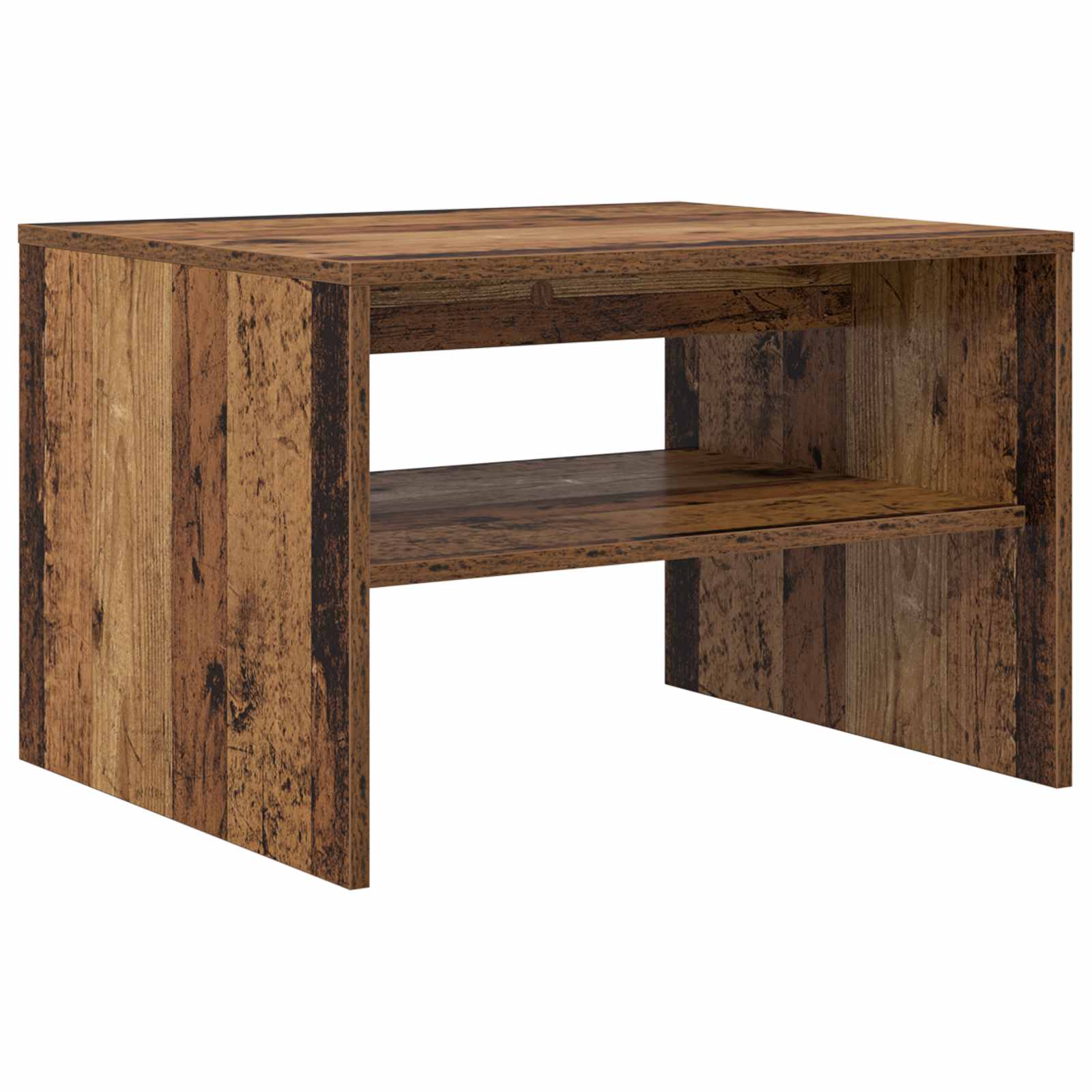Coffee Table Old Wood 60 x 50 x 40 cm Treated Wood