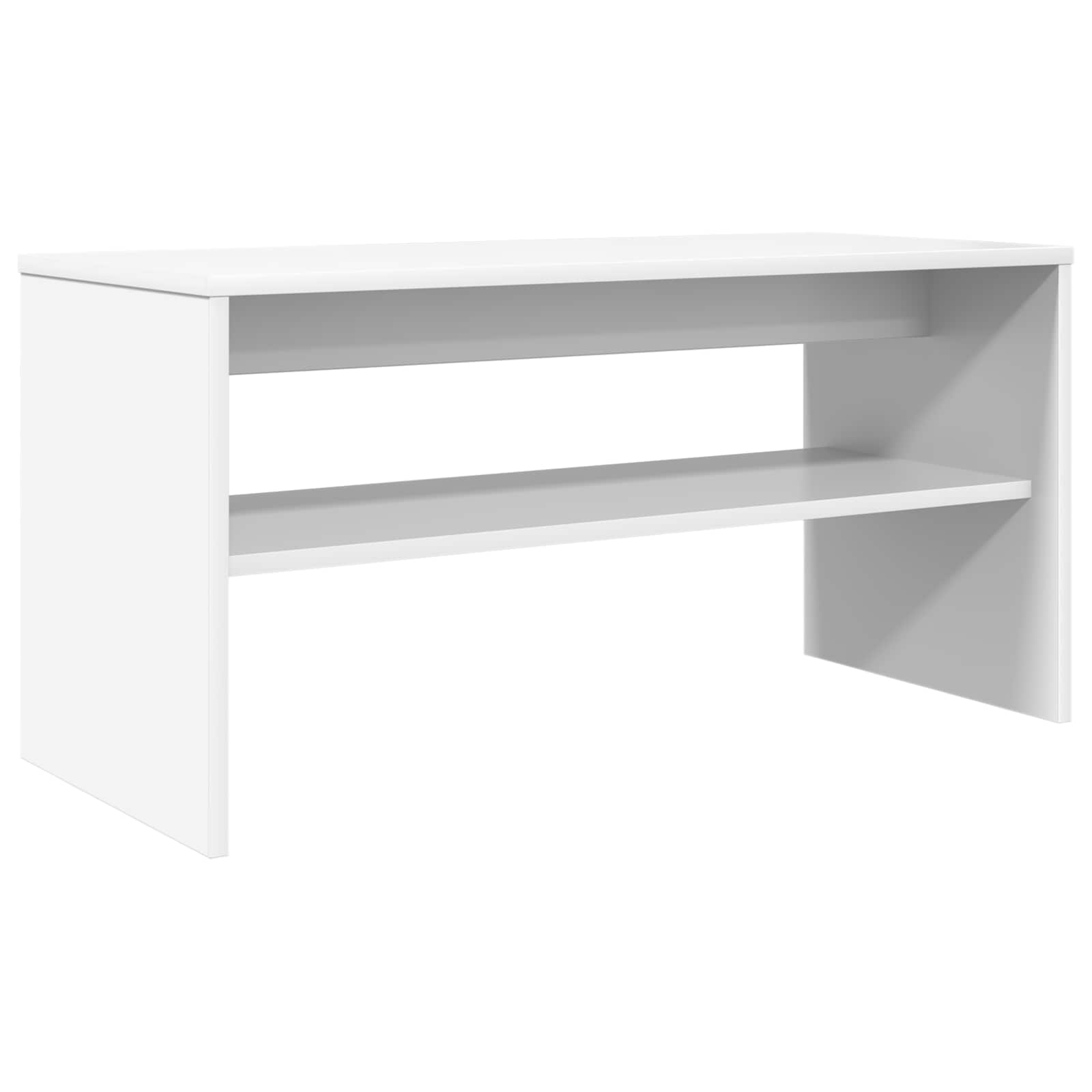 Televizoriaus spintelė Balta 80 x 35 x 40 cm Apdirbta mediena
