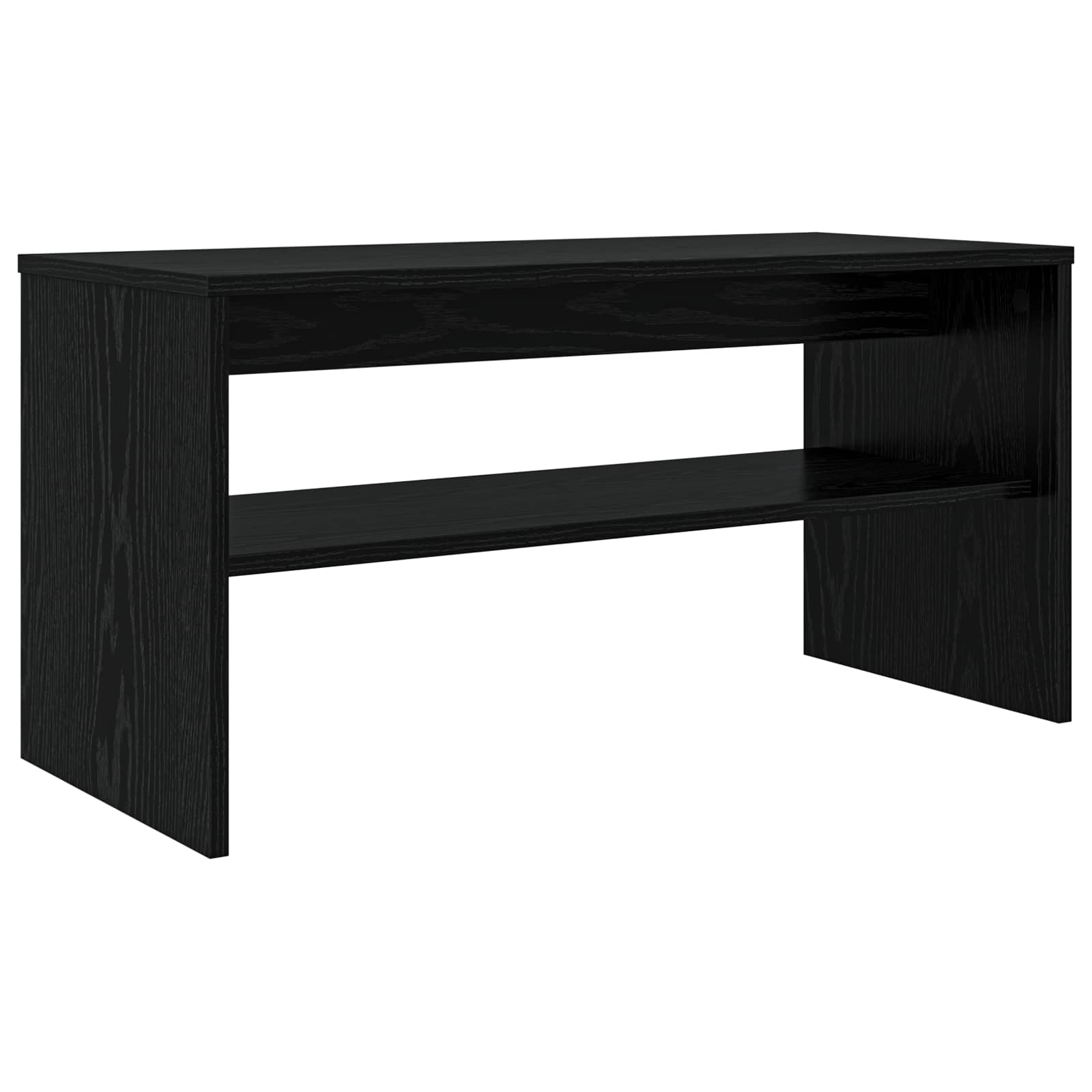 TV cabinet Black oak 80 x 35 x 40 cm