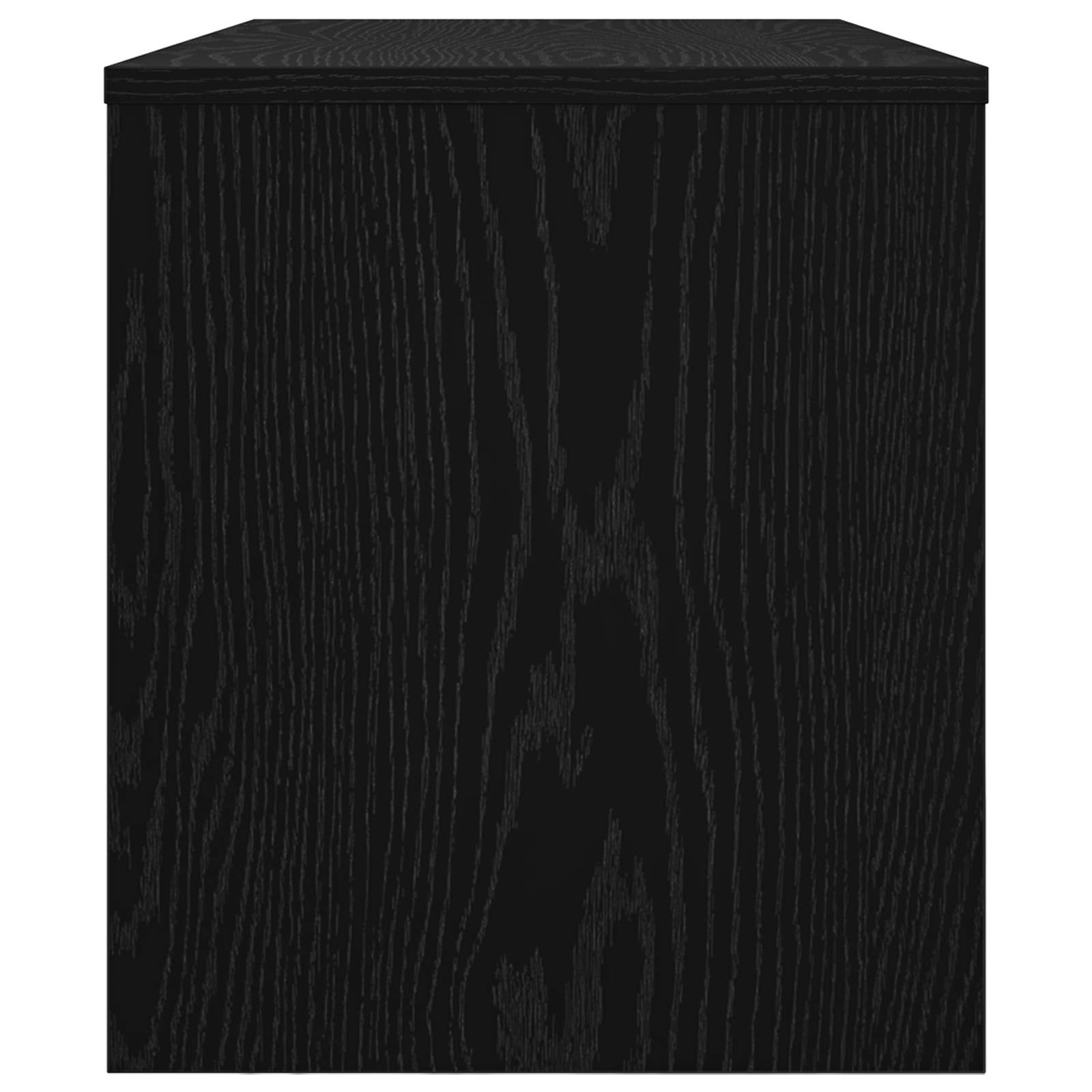 TV cabinet Black oak 80 x 35 x 40 cm