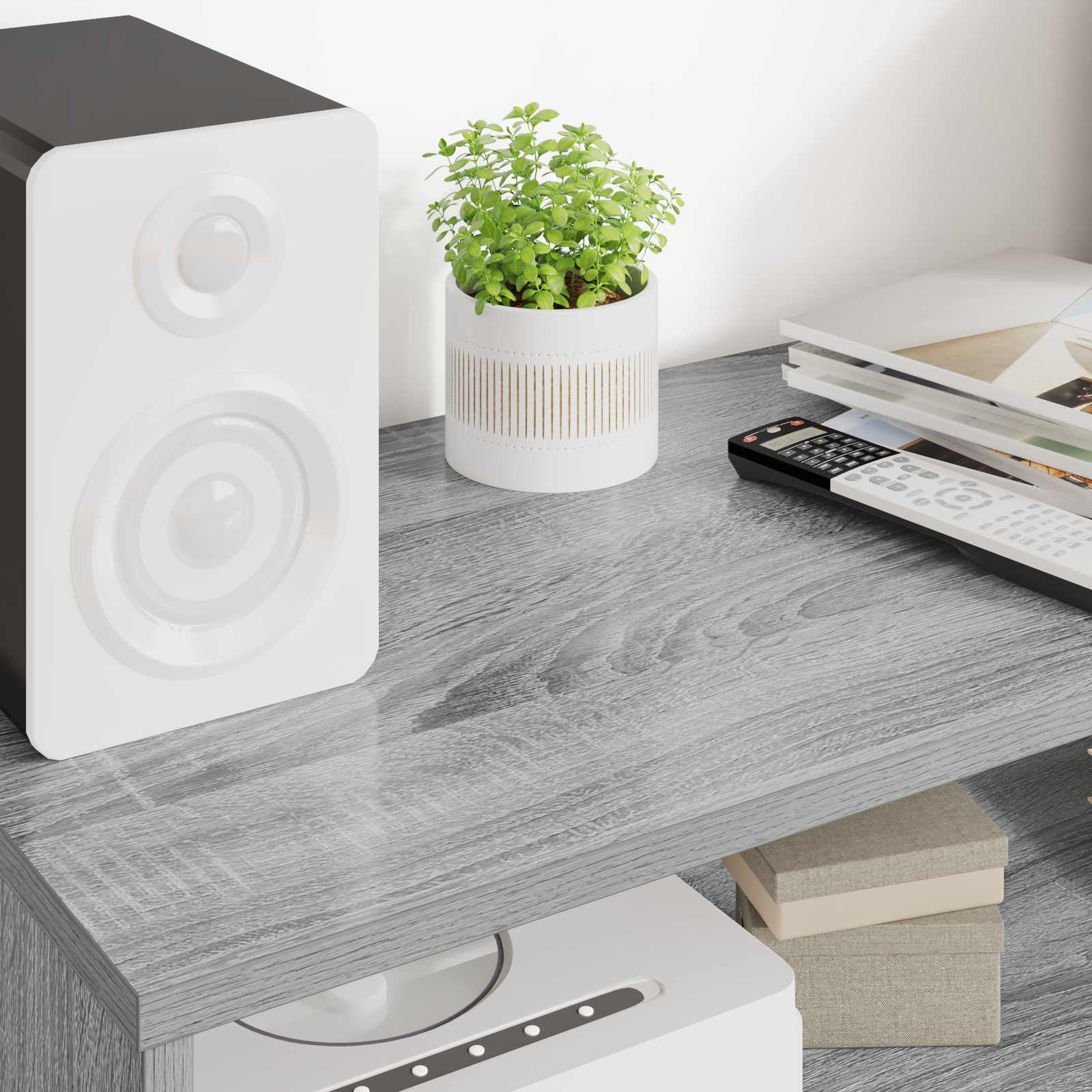 TV cabinet Grey Sonoma 80 x 35 x 40 cm