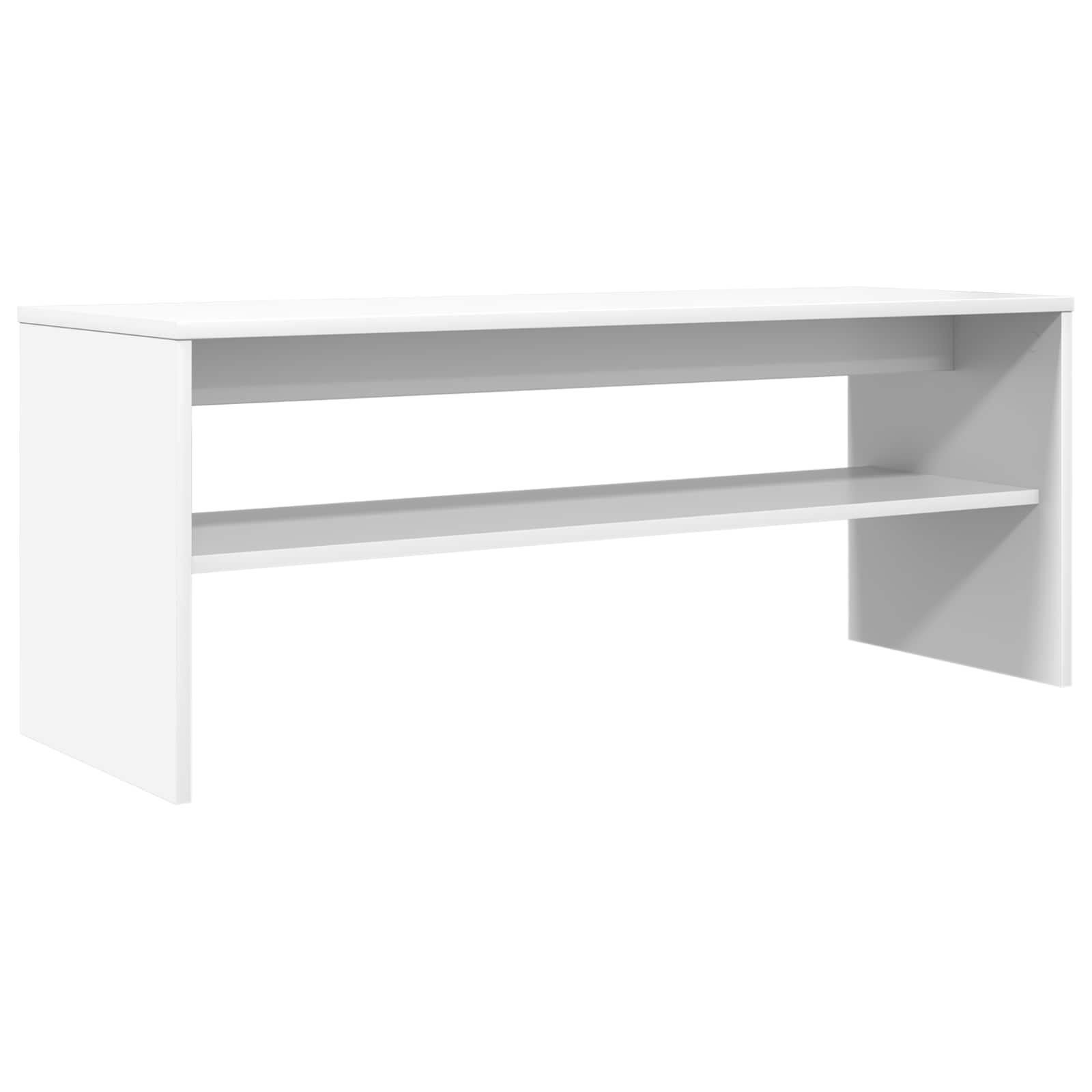 Televizoriaus spintelė Balta 100 x 35 x 40 cm Apdirbta mediena