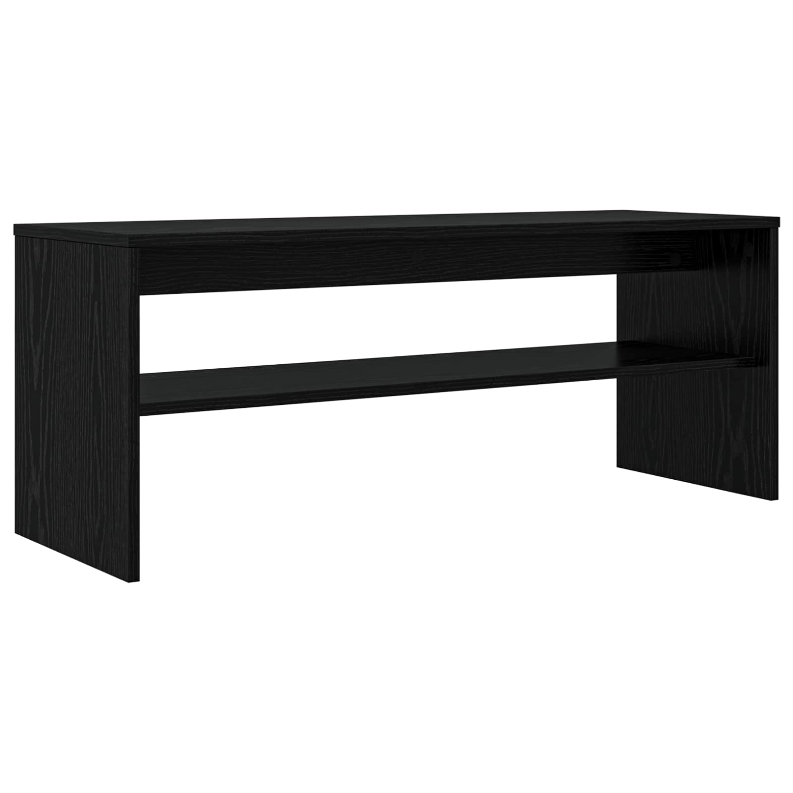 TV Cabinet Black Oak 100 x 35 x 40 cm
