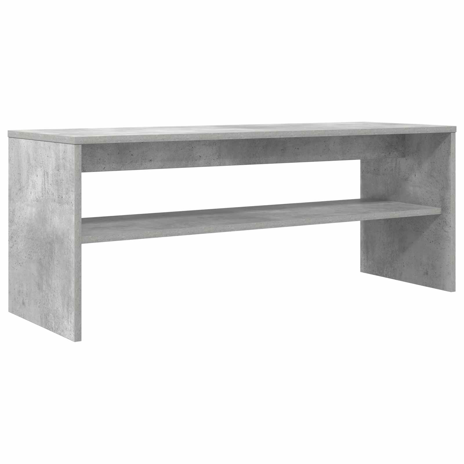 TV skapītis Betona pelēks 100 x 35 x 40 cm