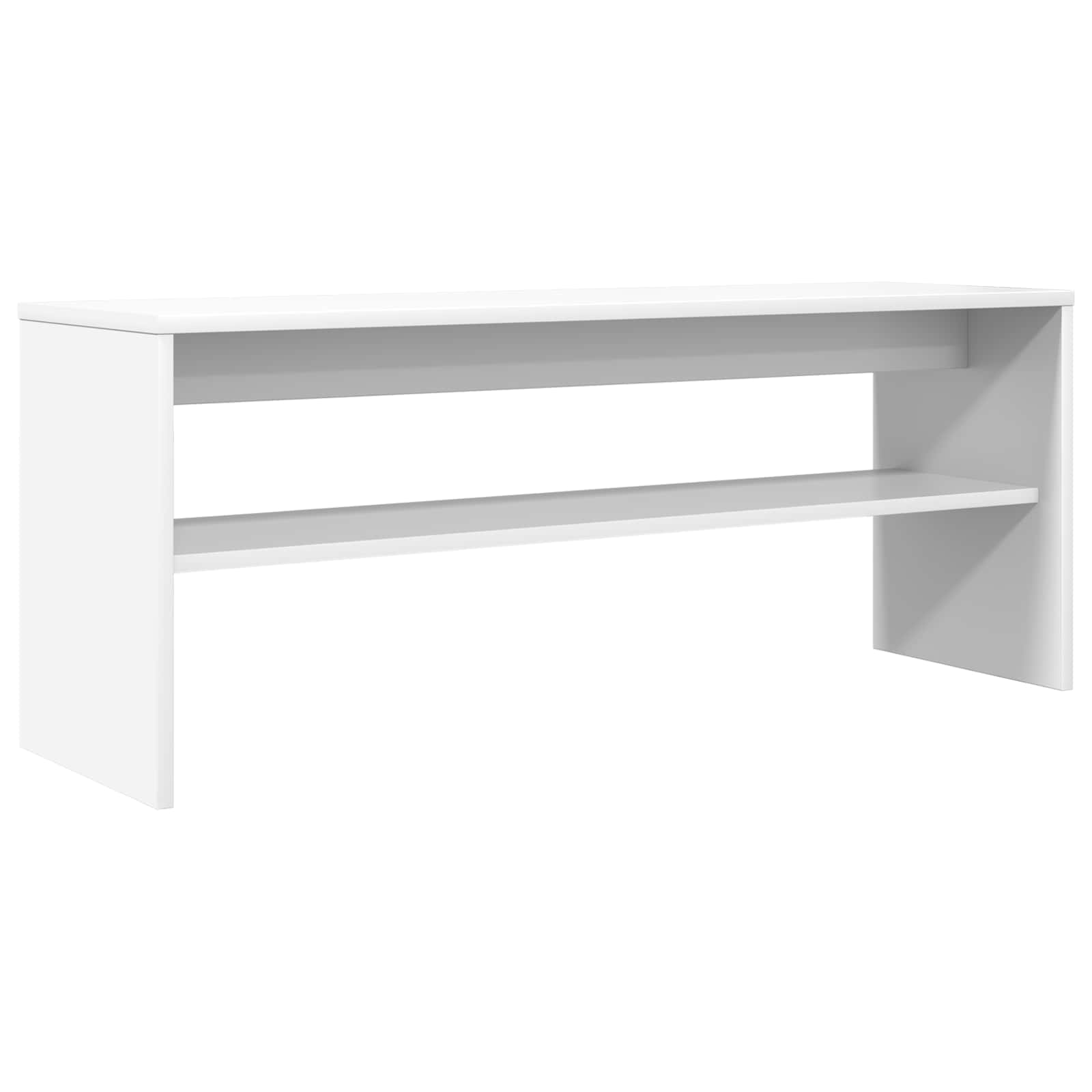TV skapītis Balts 100 x 30 x 40 cm Apstrādāta koksne