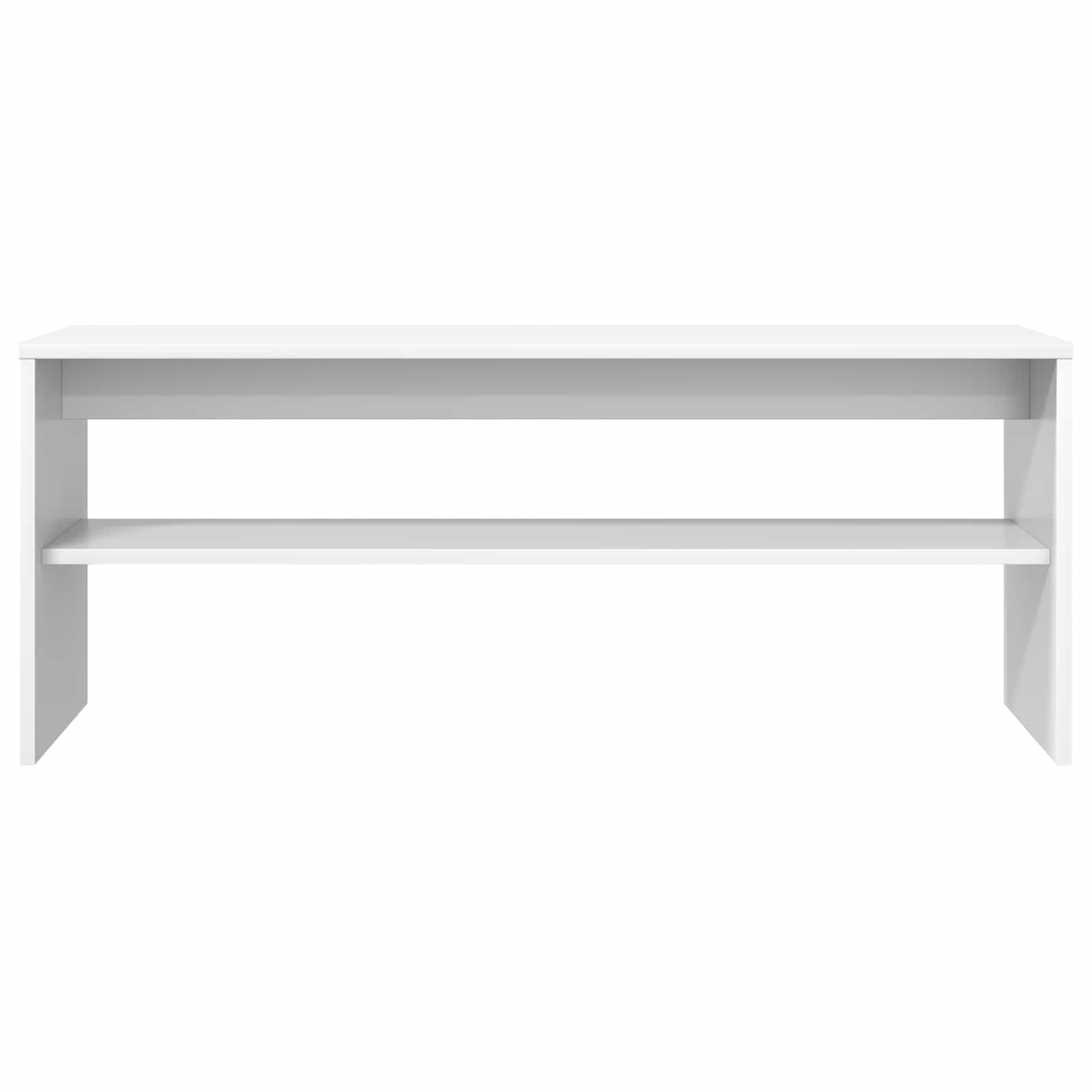TV skapītis Balts 100 x 30 x 40 cm Apstrādāta koksne