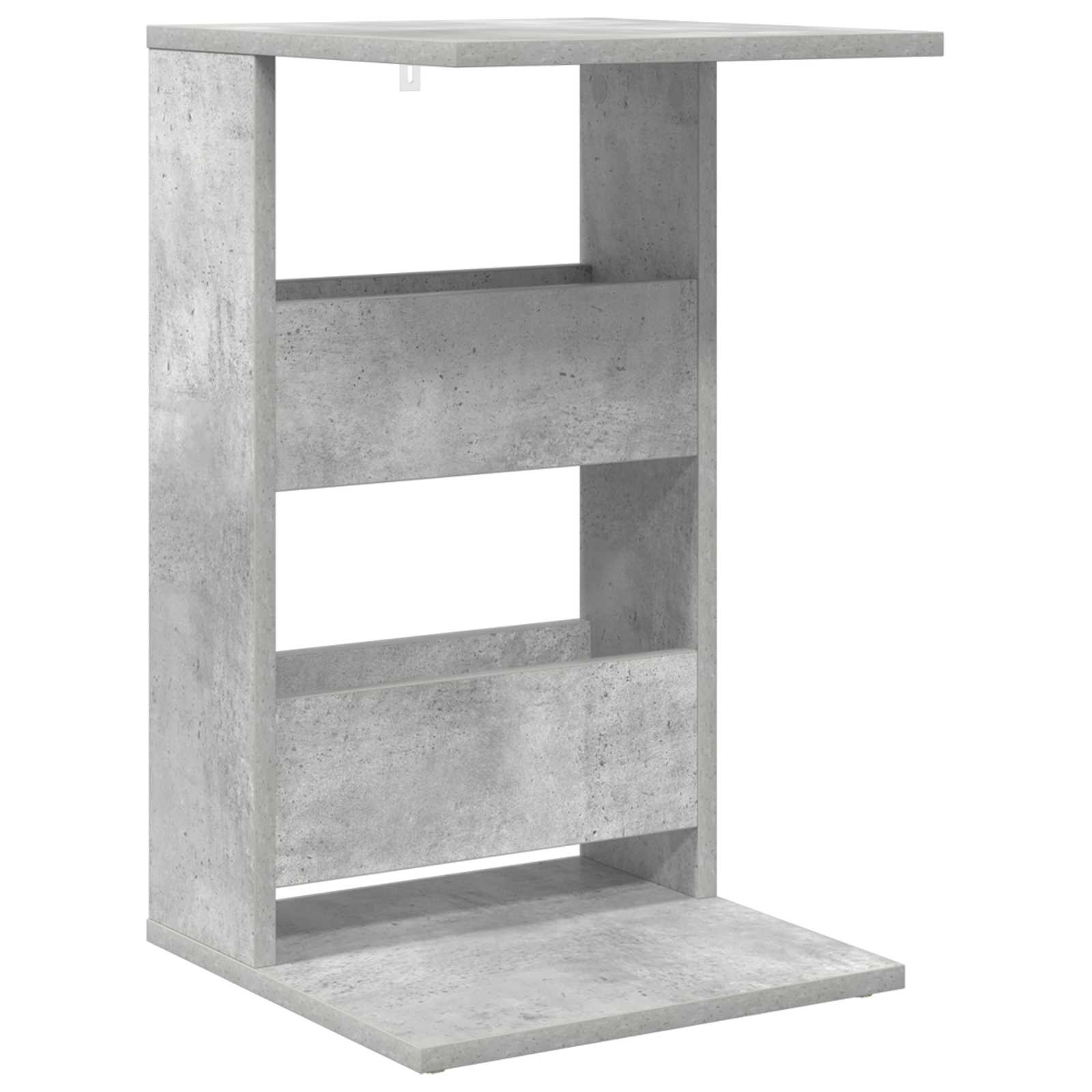 Sānu galdiņš Betonpelēks 40 x 35 x 60,5 cm Konstruētā koksne