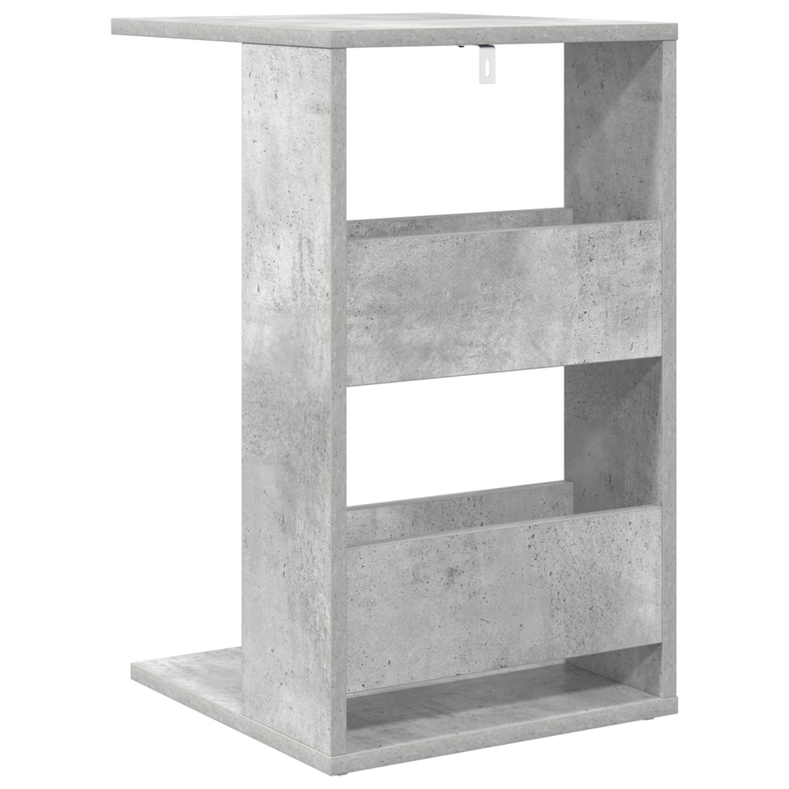Sānu galdiņš Betonpelēks 40 x 35 x 60,5 cm Konstruētā koksne