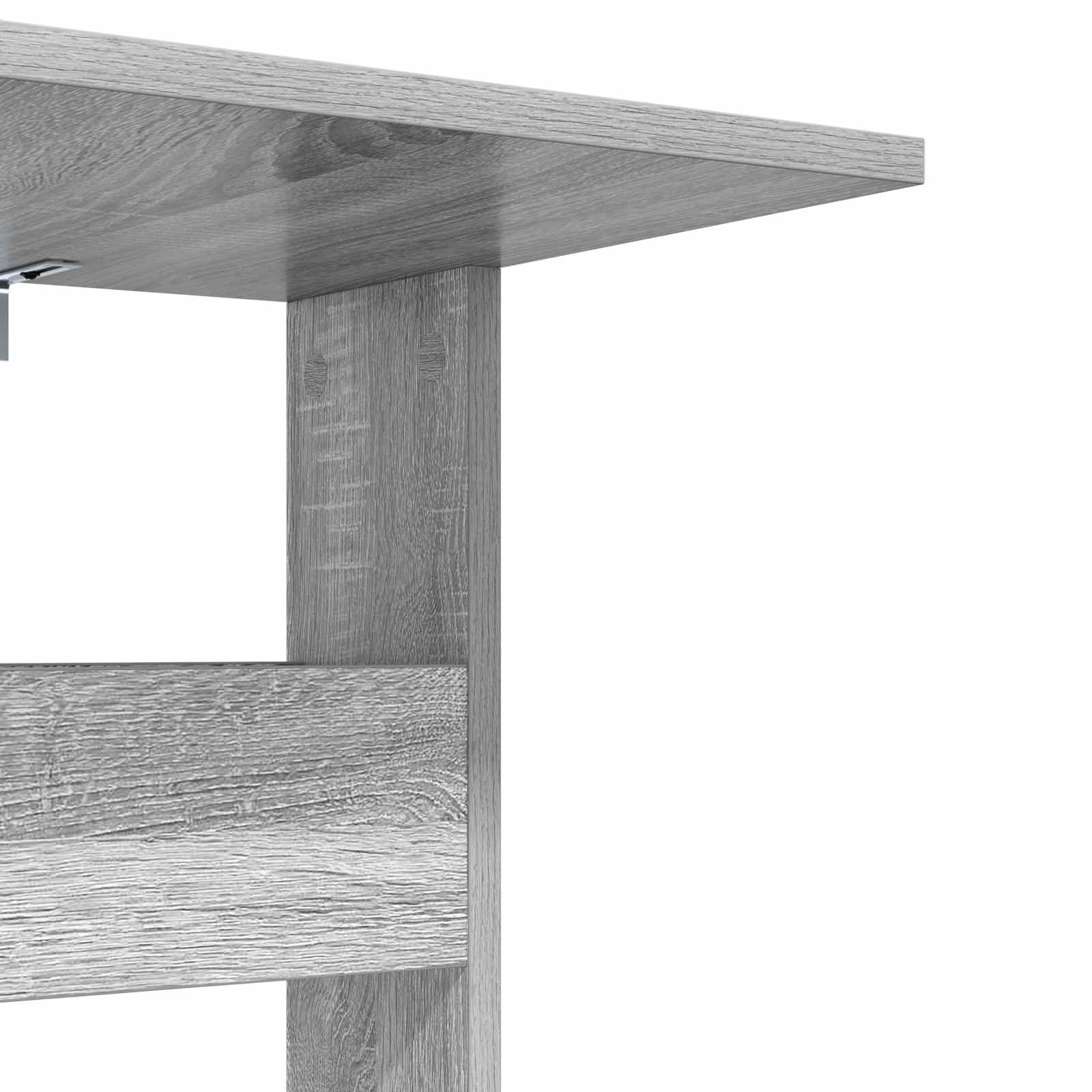 Šoninis stalas Pilkas Sonoma 40 x 35 x 60,5 cm Apdirbta mediena