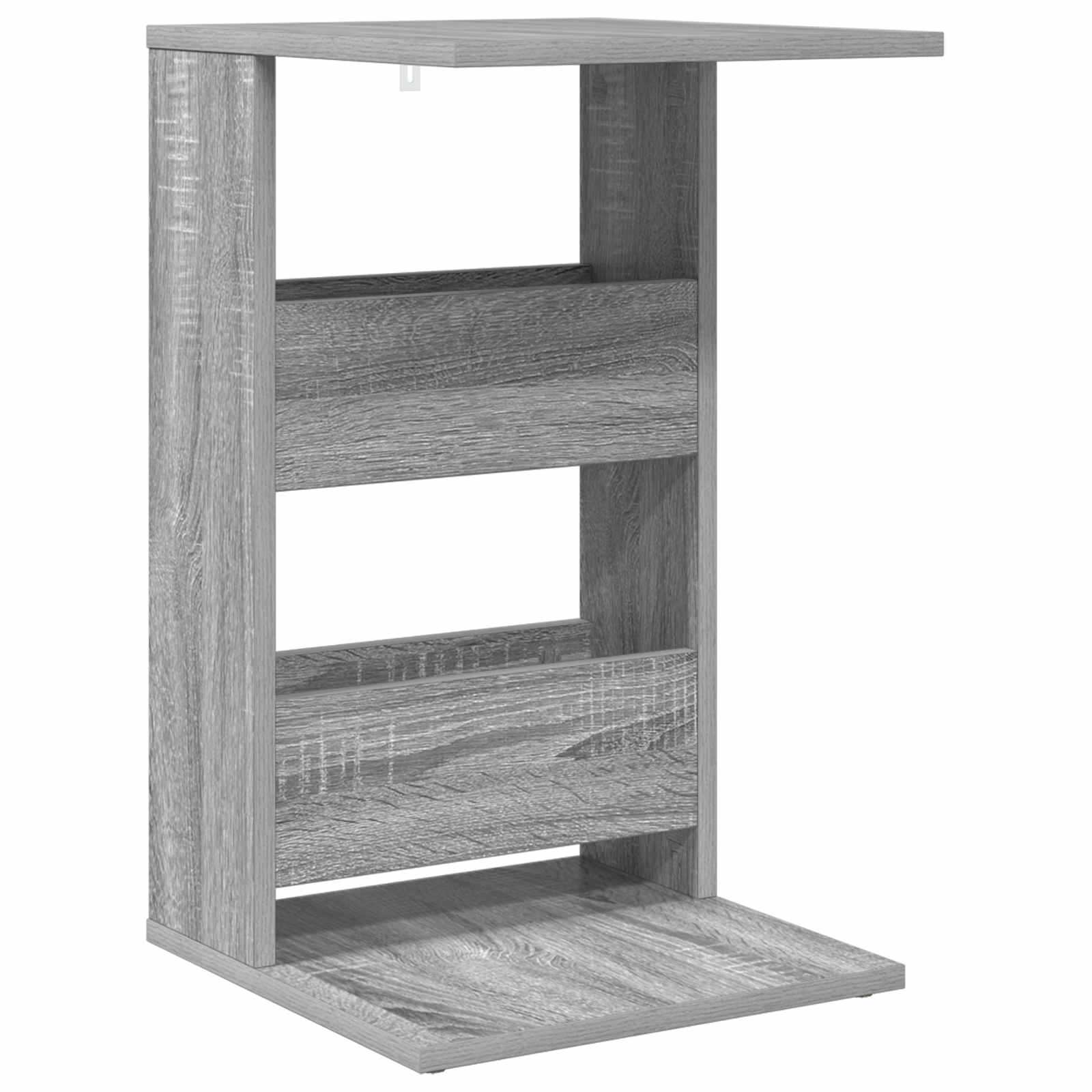 Šoninis stalas Pilkas Sonoma 40 x 35 x 60,5 cm Apdirbta mediena