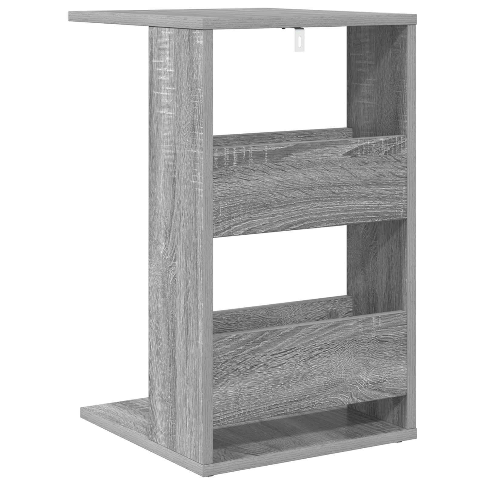 Šoninis stalas Pilkas Sonoma 40 x 35 x 60,5 cm Apdirbta mediena