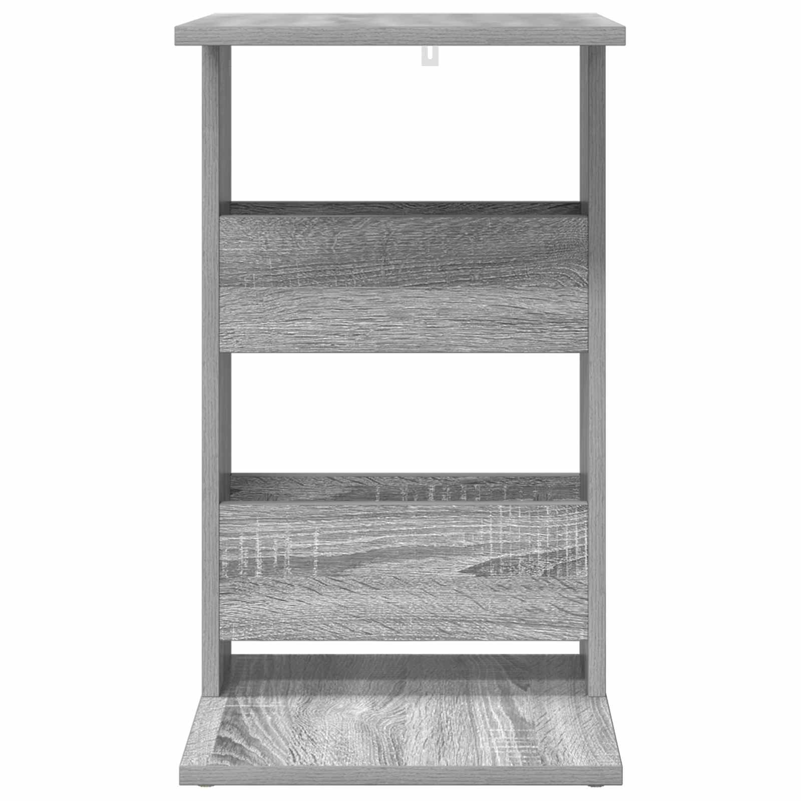 Šoninis stalas Pilkas Sonoma 40 x 35 x 60,5 cm Apdirbta mediena