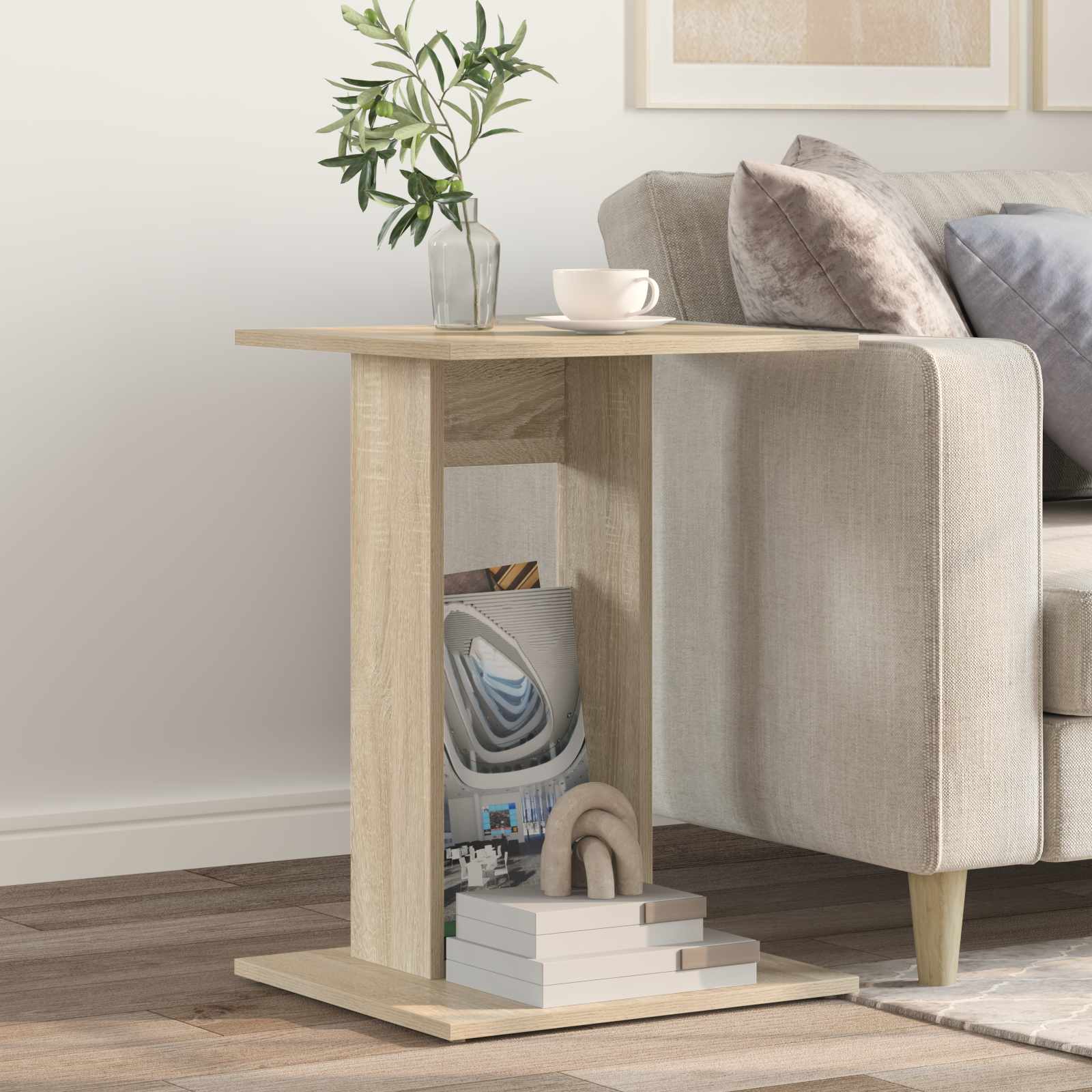 Side table Sonoma oak 45 x 40 x 62.5 cm
