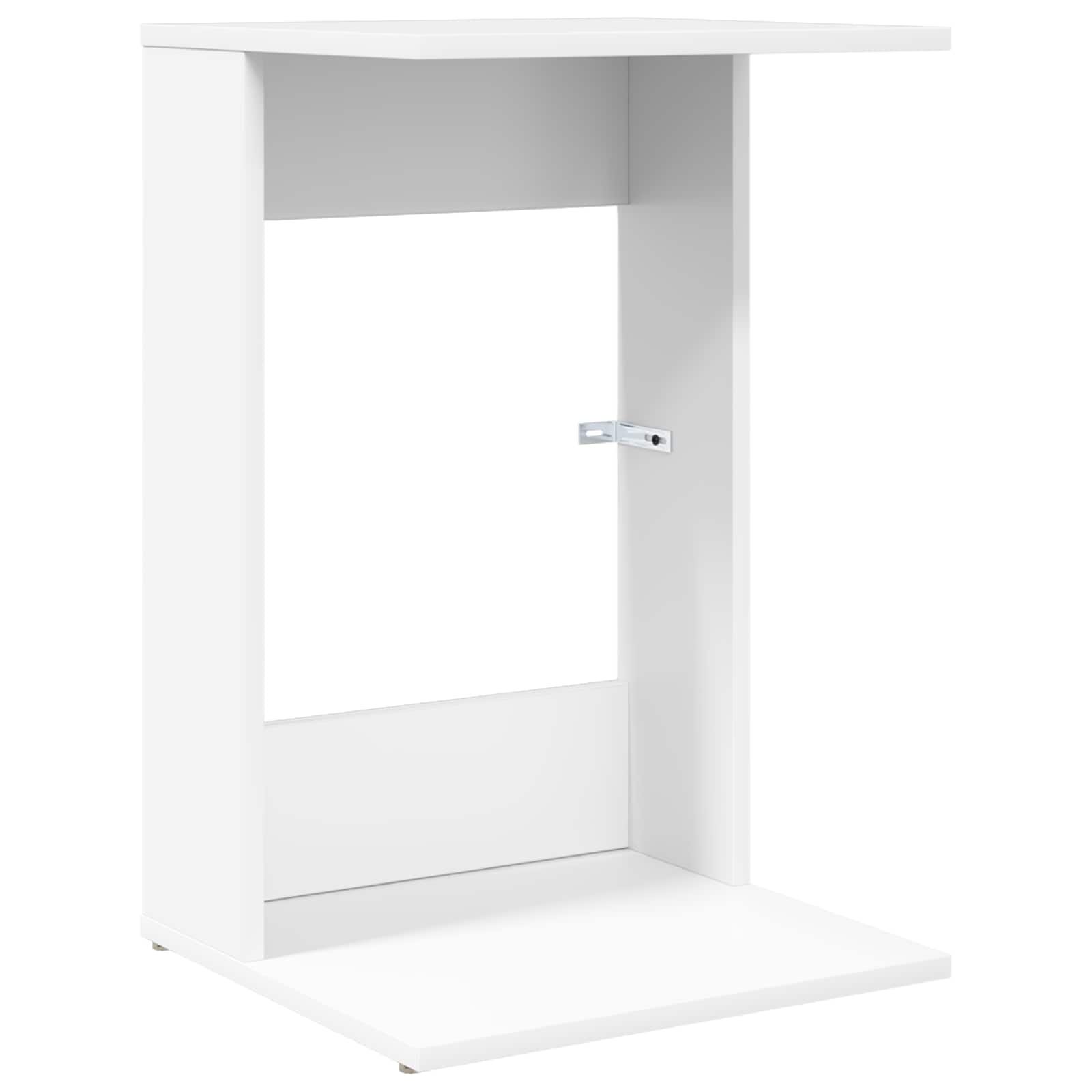 Sānu galdiņš Balts 40 x 38 x 62,5 cm Inženierijas koks