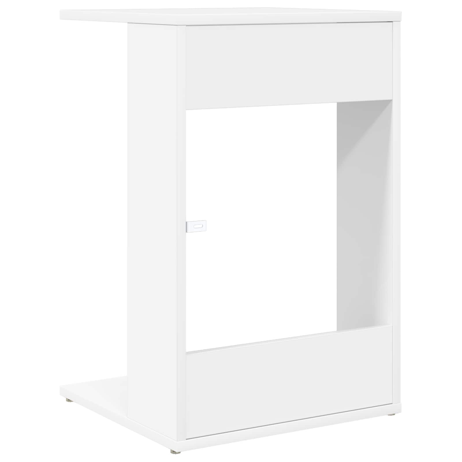 Sānu galdiņš Balts 40 x 38 x 62,5 cm Inženierijas koks