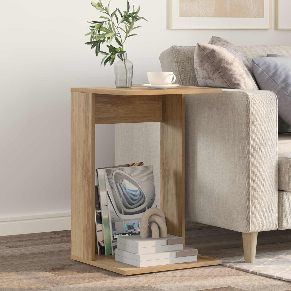 Side Table Artisan Oak 40 x 38 x 62.5 cm