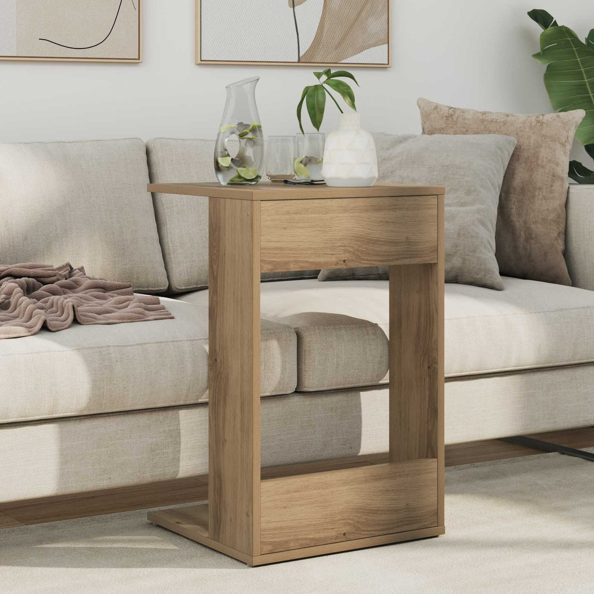 Side Table Artisan Oak 40 x 38 x 62.5 cm