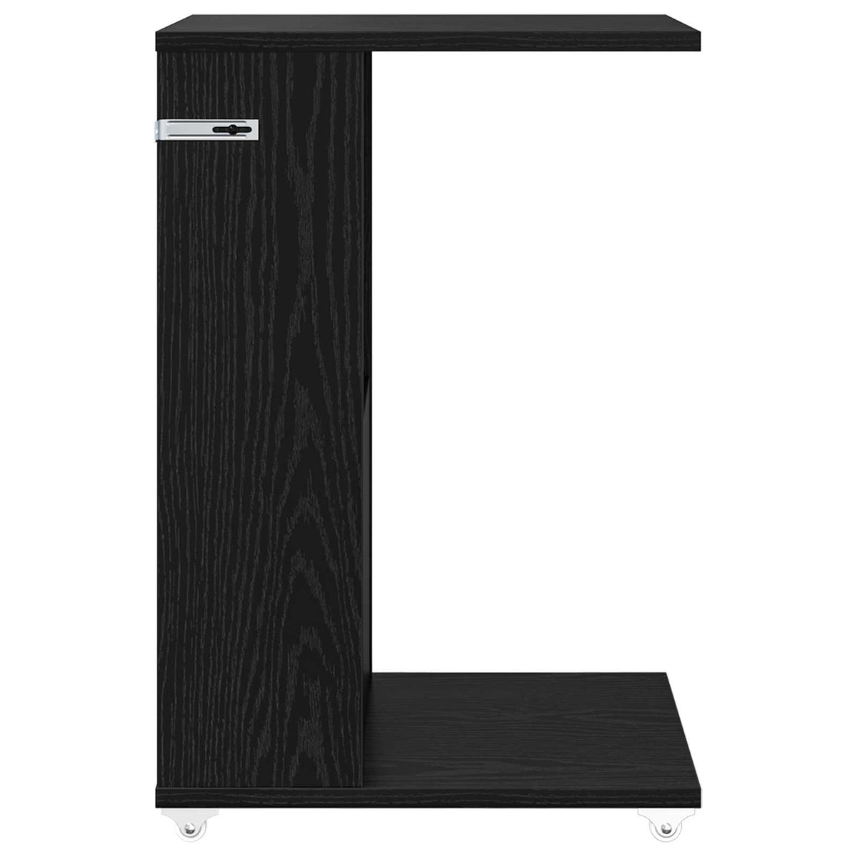 Side Table Black Oak 40 x 35 x 60 cm Engineered Wood