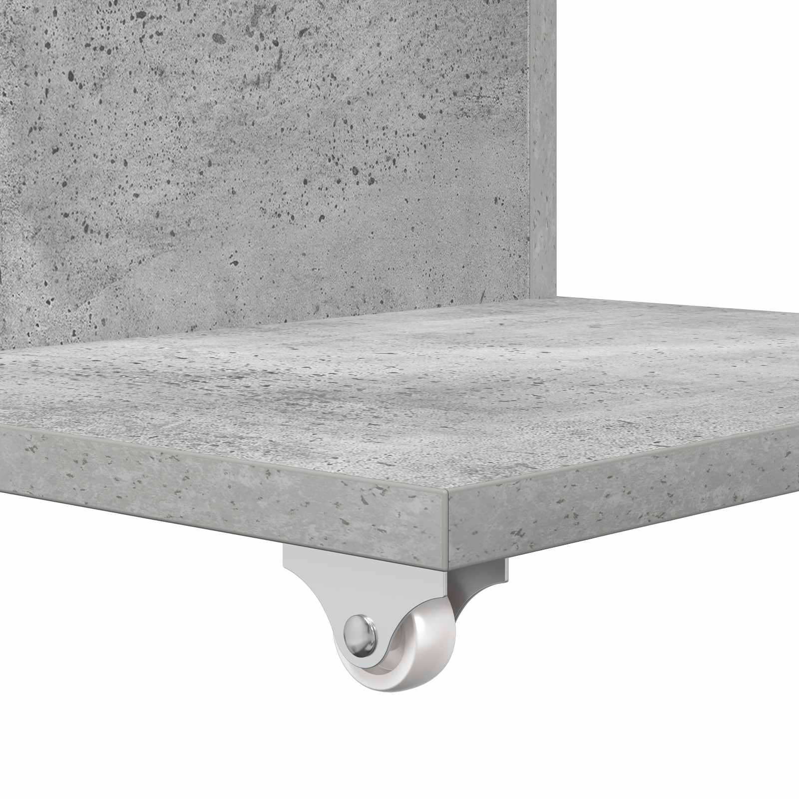 Side Table Concrete Gray 40 x 35 x 60 cm Engineered Wood