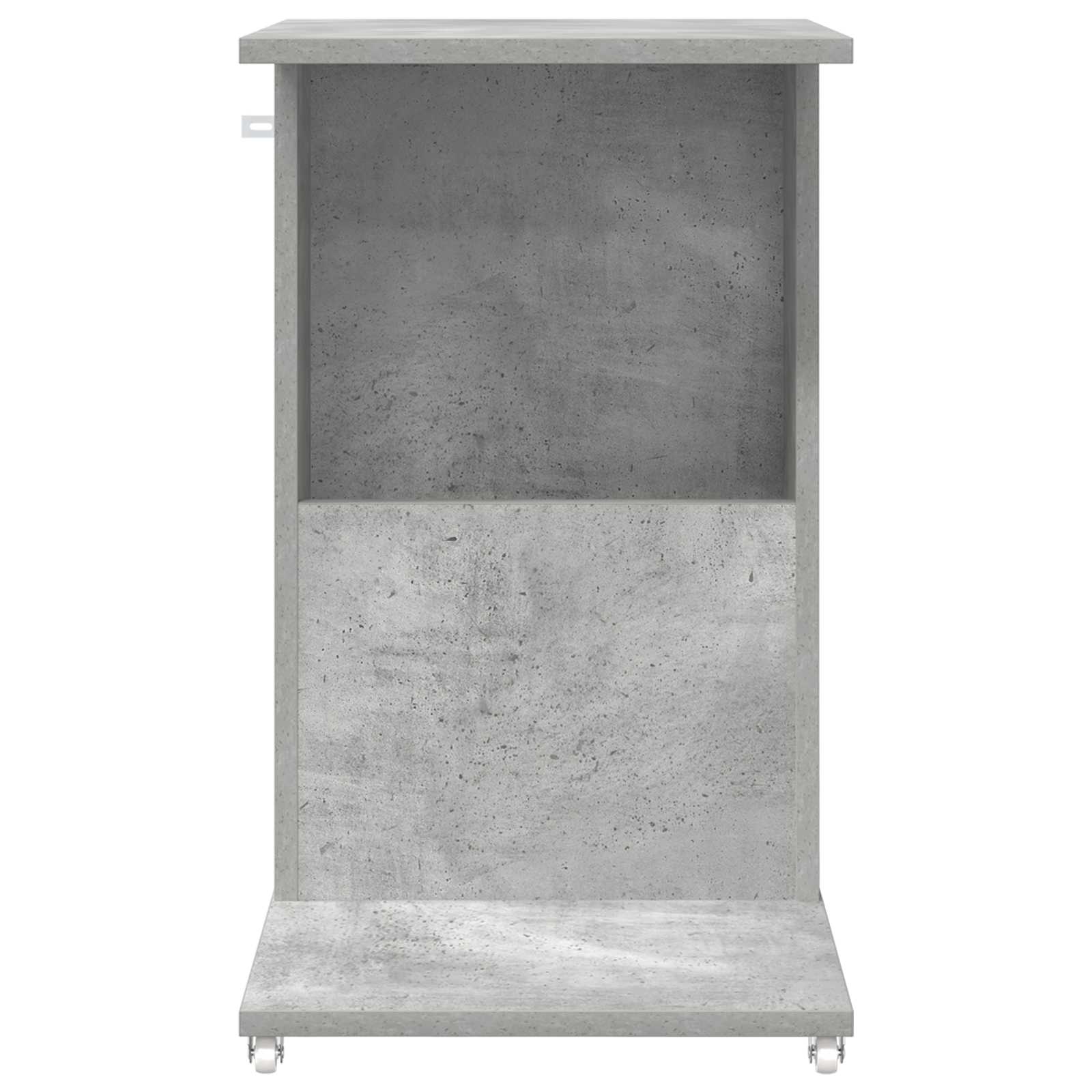 Side Table Concrete Gray 40 x 35 x 60 cm Engineered Wood
