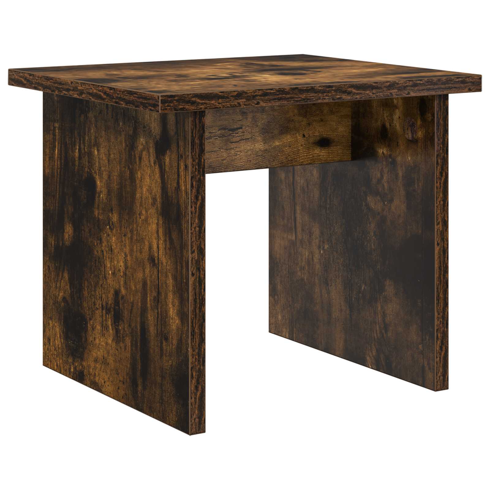 Shoe cabinet with shelf 2 pcs Smoked oak Engineered wood