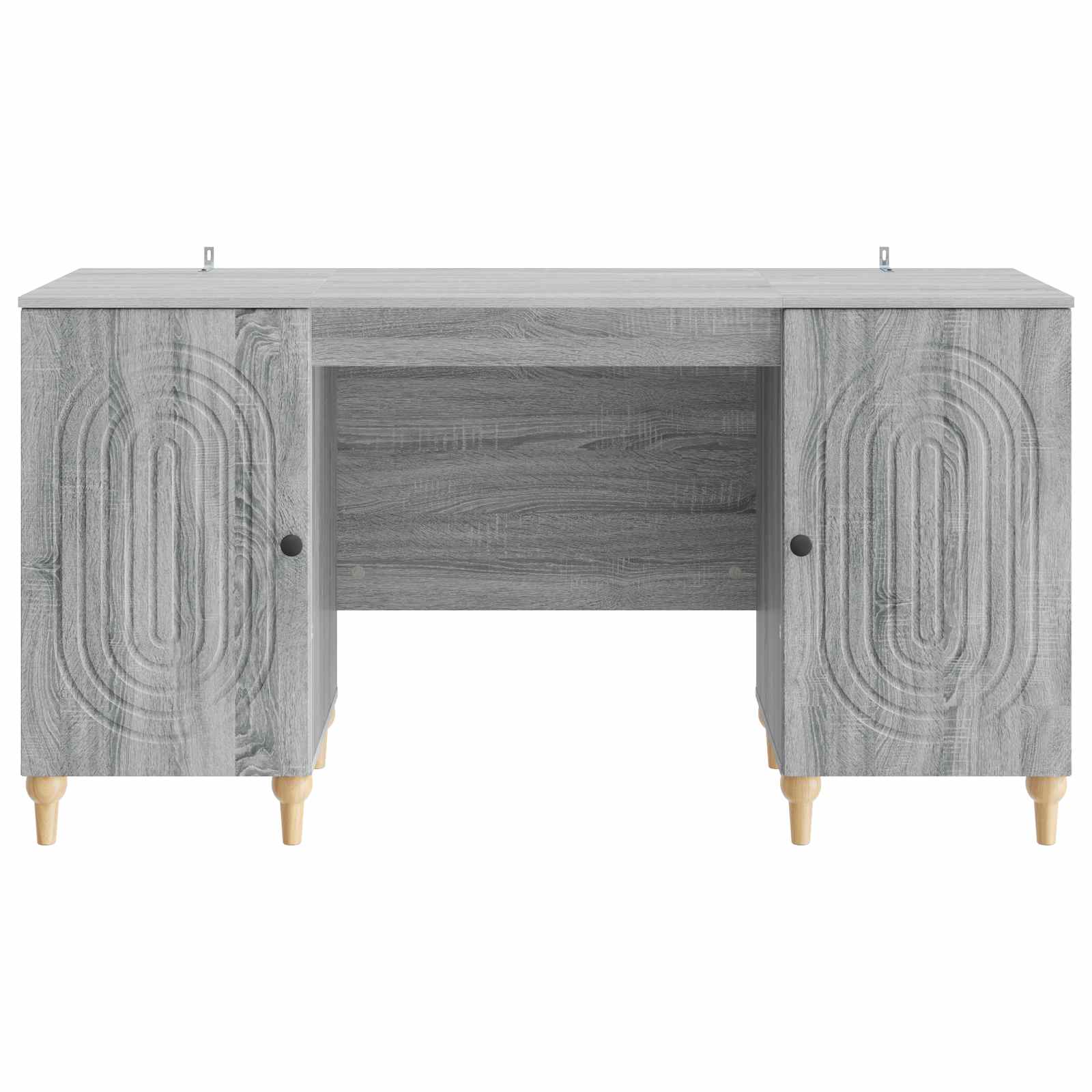 Stalas Pilka sonoma ąžuolo 142,5 x 50 x 75 cm Apdirbta mediena