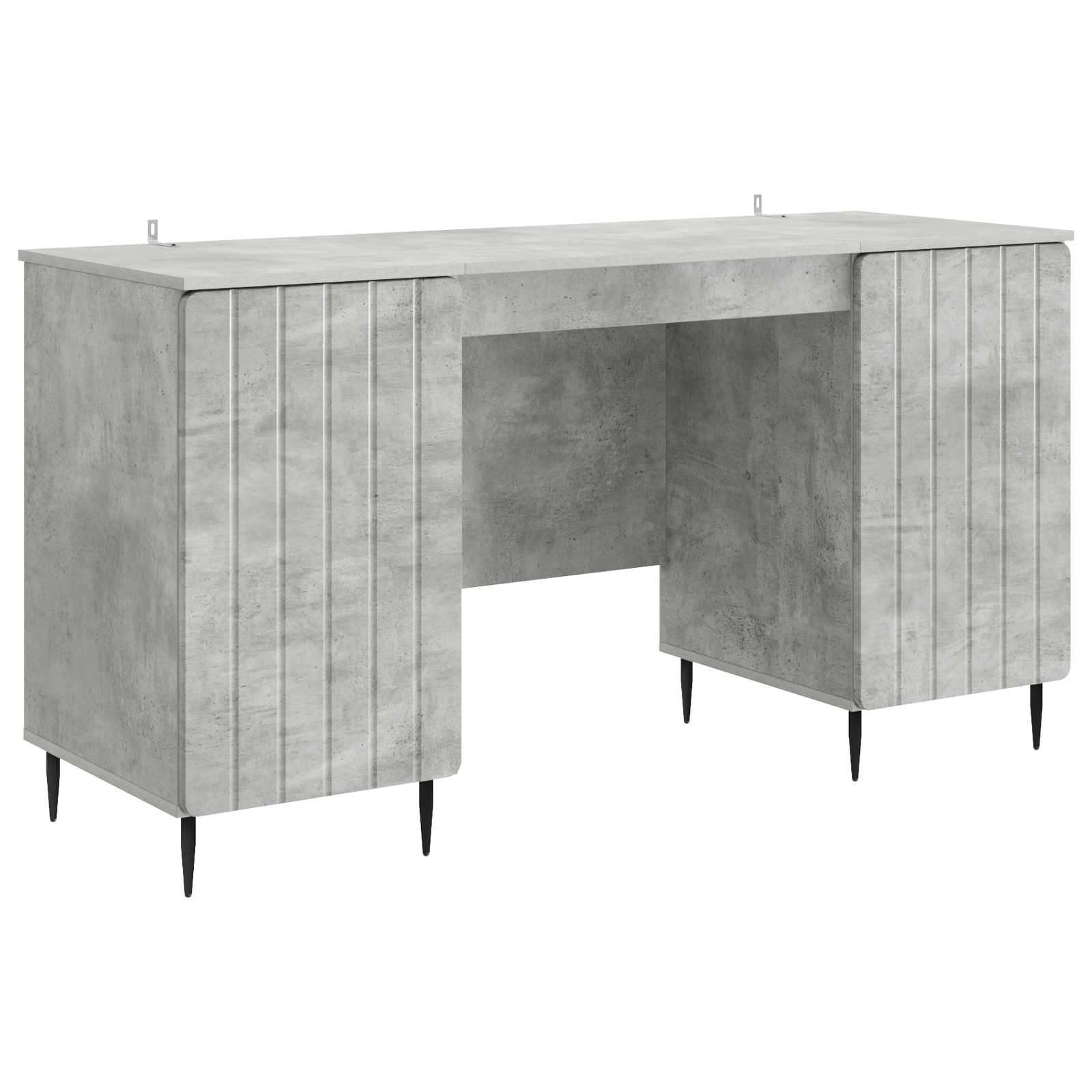 Stalas Betono pilka 142,5 x 50 x 75 cm Apdirbta mediena