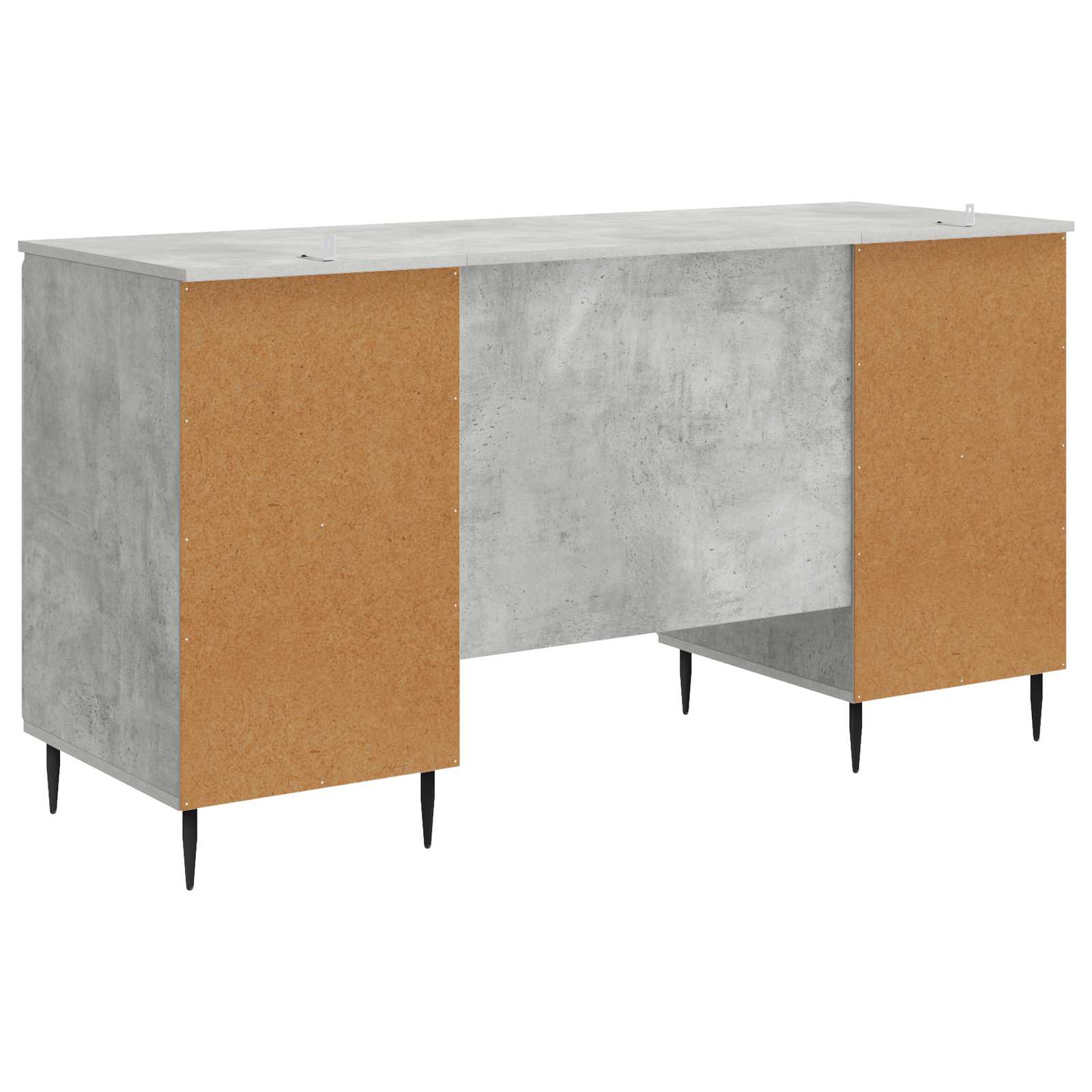 Stalas Betono pilka 142,5 x 50 x 75 cm Apdirbta mediena