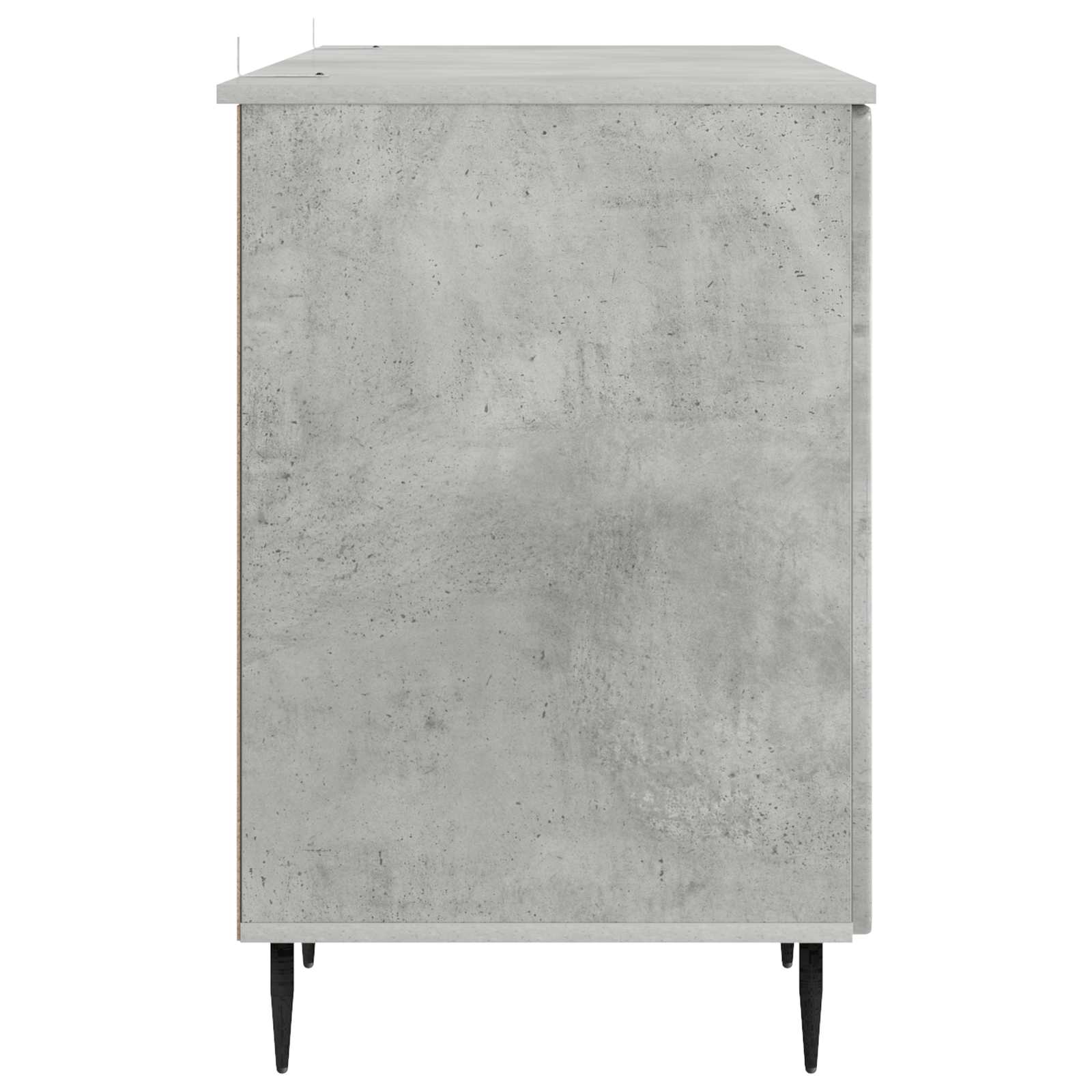 Stalas Betono pilka 142,5 x 50 x 75 cm Apdirbta mediena