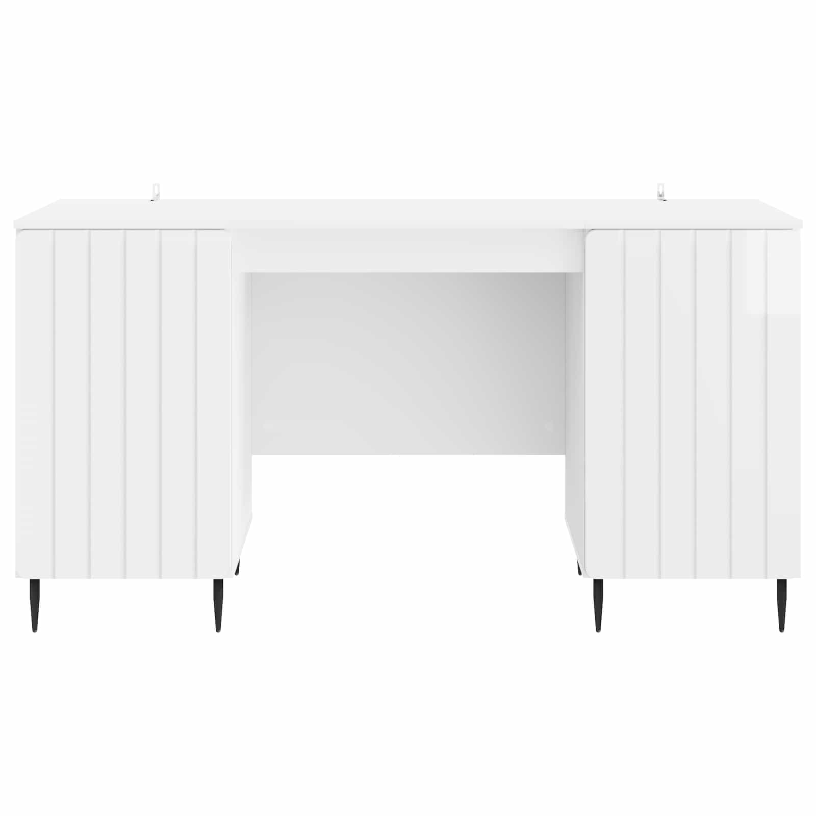 Stalas Itin blizgi balta 142,5 x 50 x 75 cm Apdirbta mediena