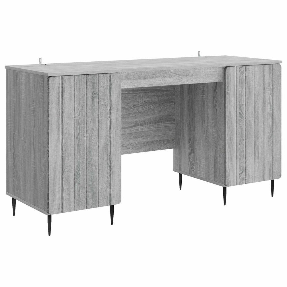 Stalas Pilka sonoma ąžuolo 142,5 x 50 x 75 cm Apdirbta mediena