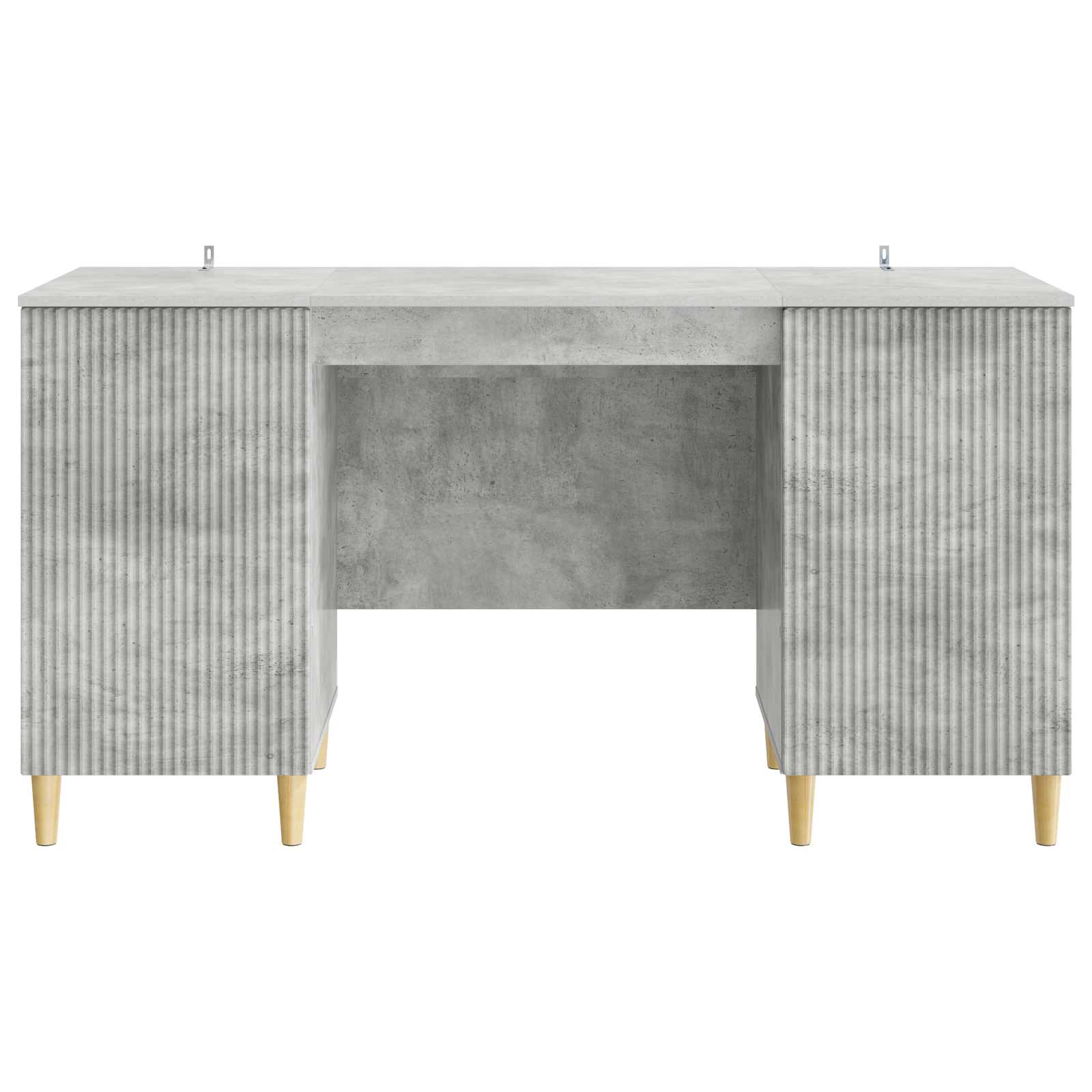 Stalas Betono pilka 142,5 x 50 x 75 cm Apdirbta mediena