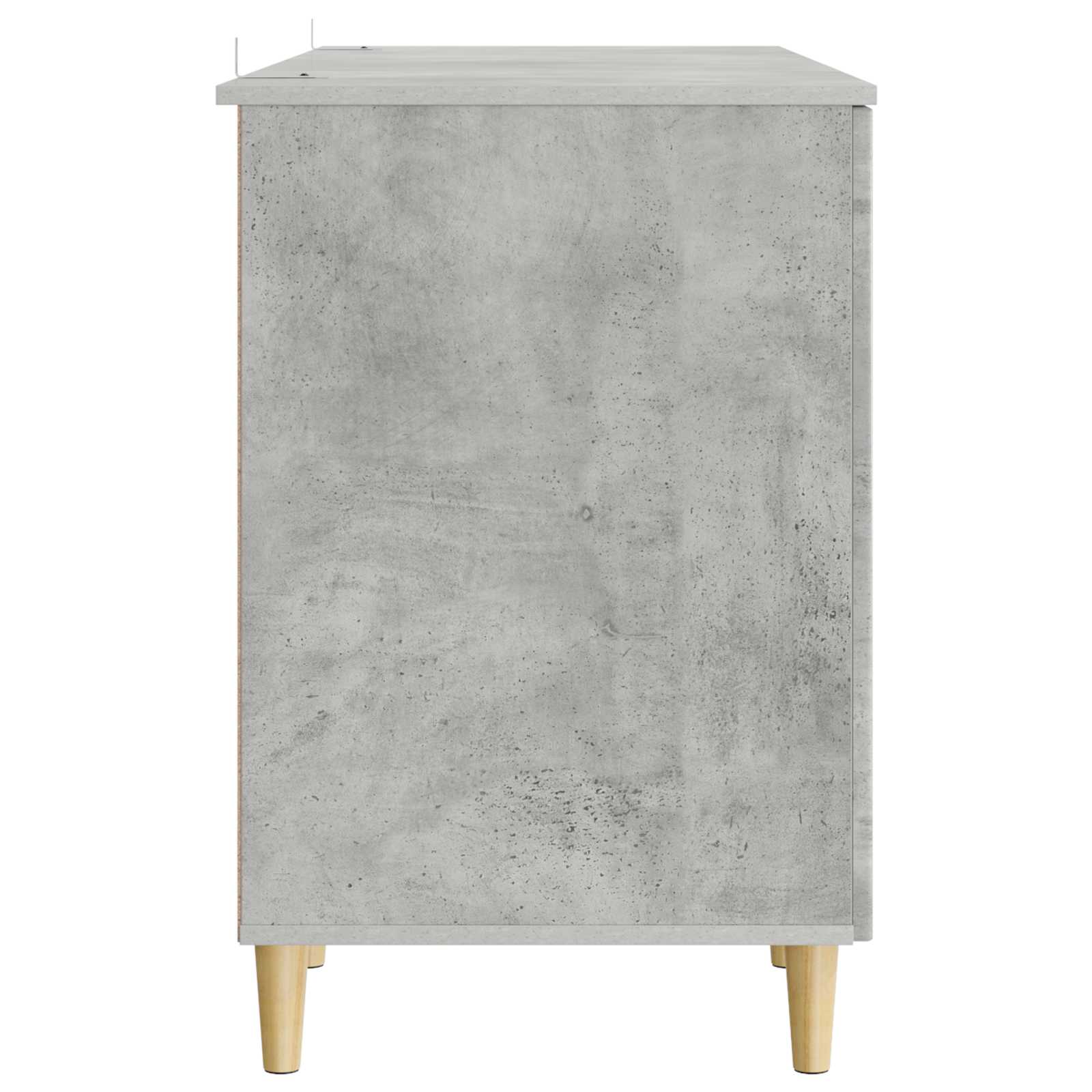 Stalas Betono pilka 142,5 x 50 x 75 cm Apdirbta mediena