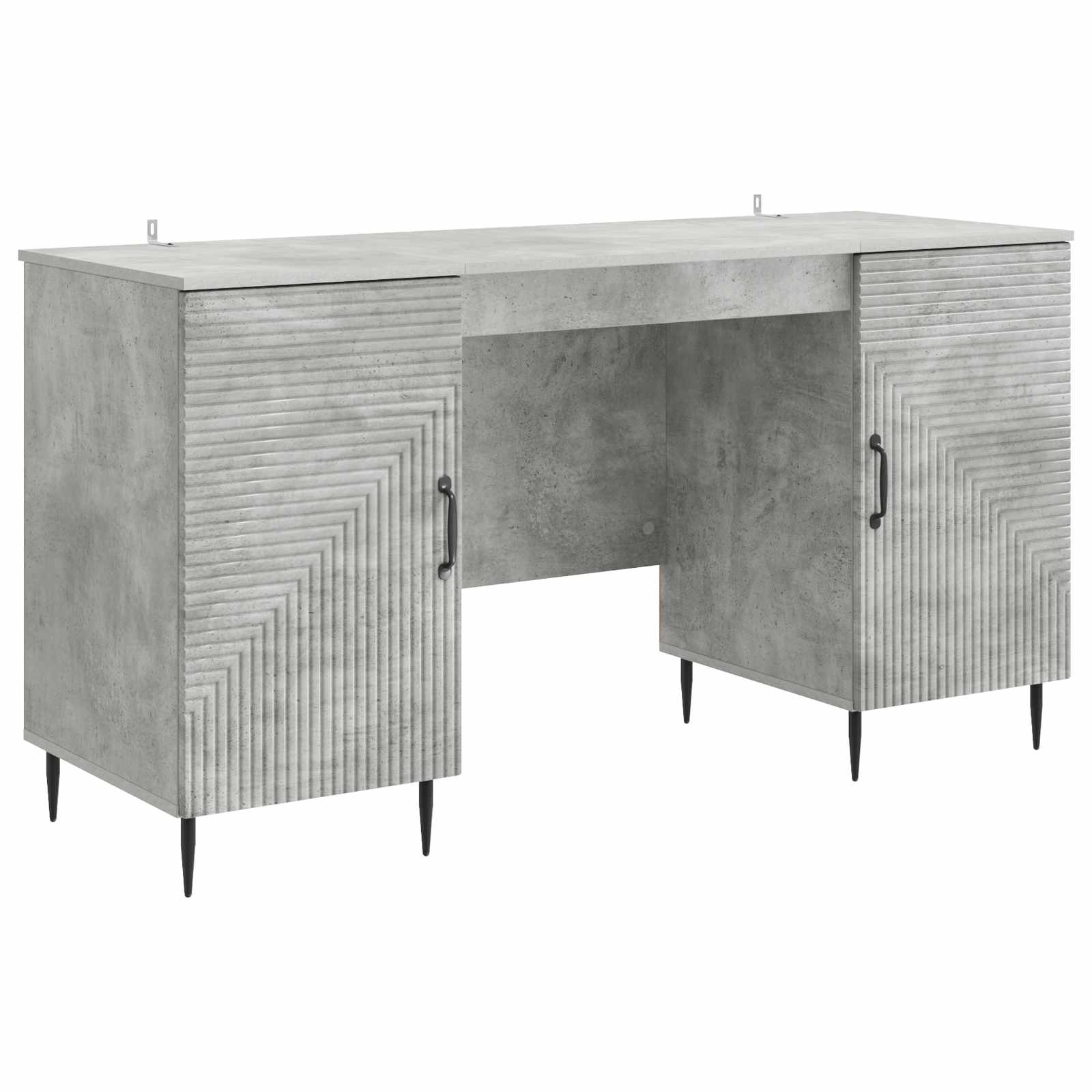 Stalas Betono pilka 142,5 x 50 x 75 cm Apdirbta mediena