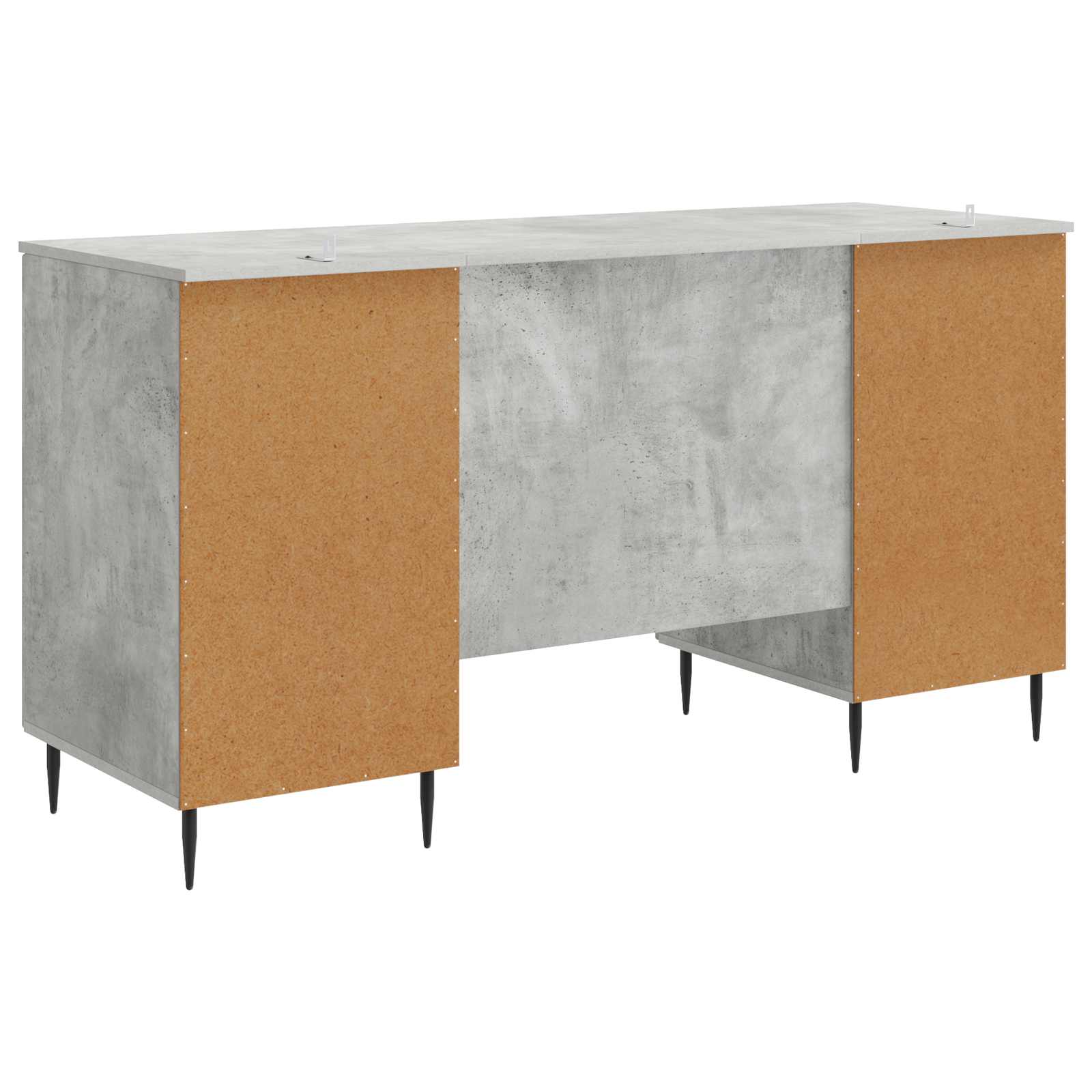 Stalas Betono pilka 142,5 x 50 x 75 cm Apdirbta mediena