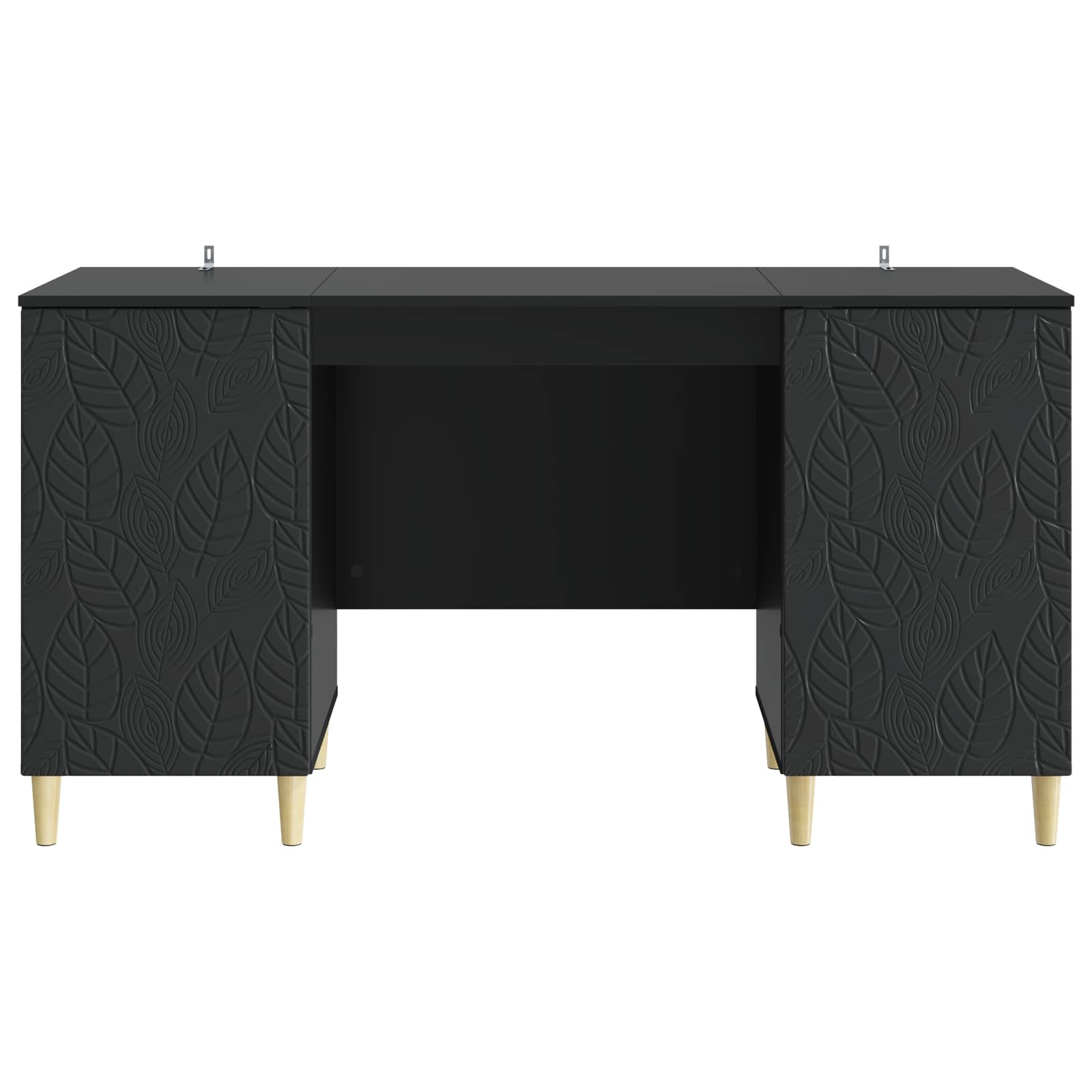 Stalas Juoda Apdirbta mediena 142,5 x 50 x 75 cm